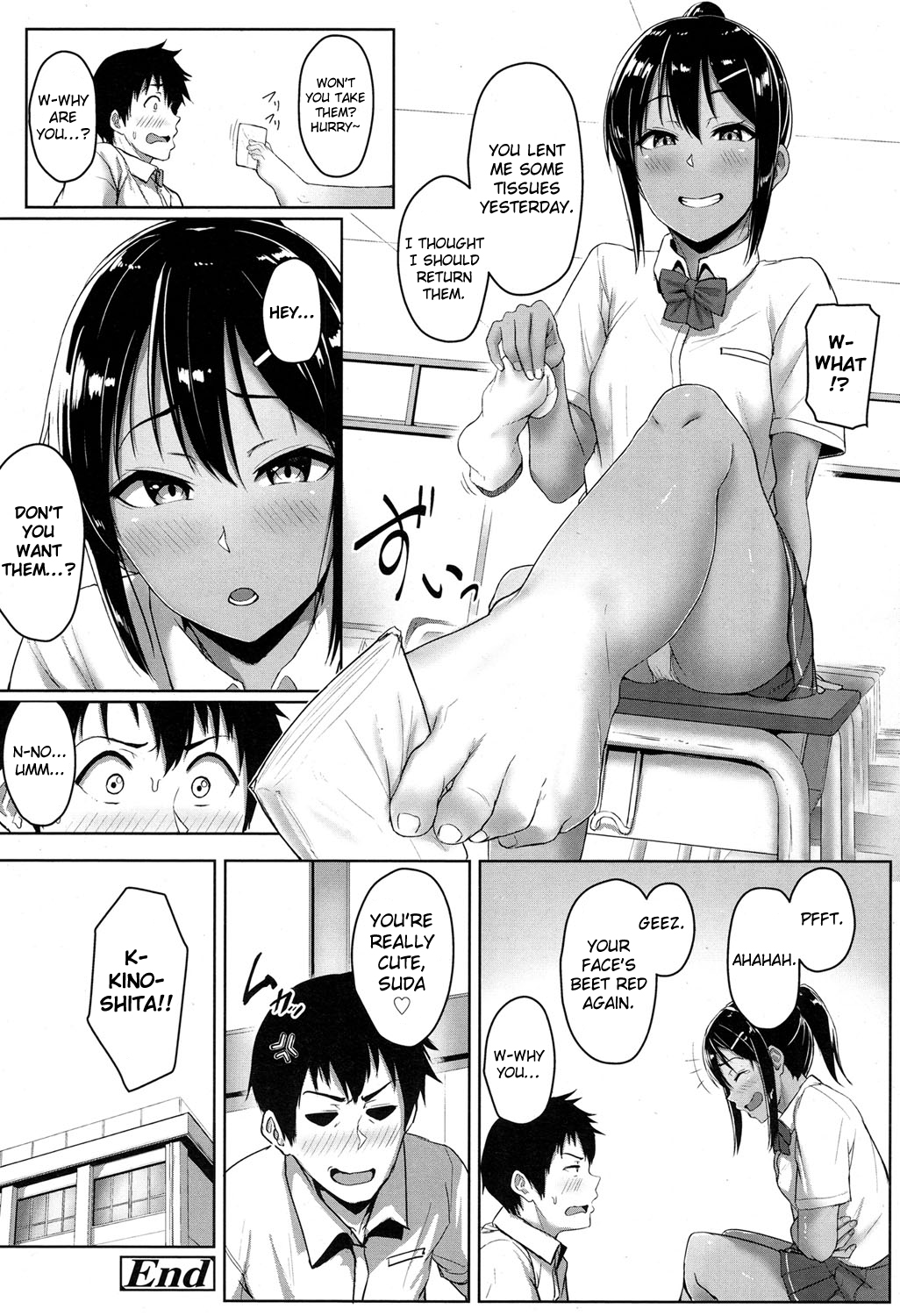[Aoi Tiduru] Ashi ga Suki Nano? | Do You Like Feet? (COMIC Koh 2017-05) [English] {Hennojin} [Digital] page 28 full