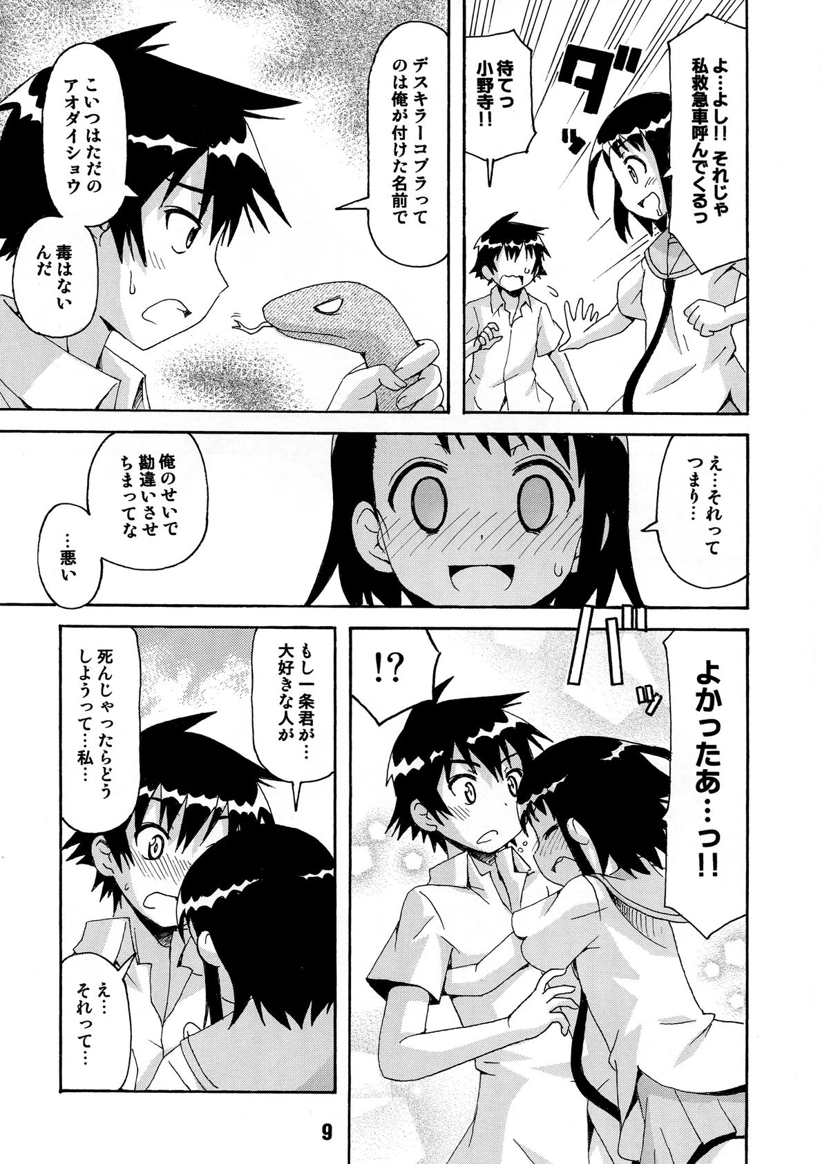 (C84) [Shinohara Heavy Industry (Various)] NISEKOiX 2 (Nisekoi) page 9 full