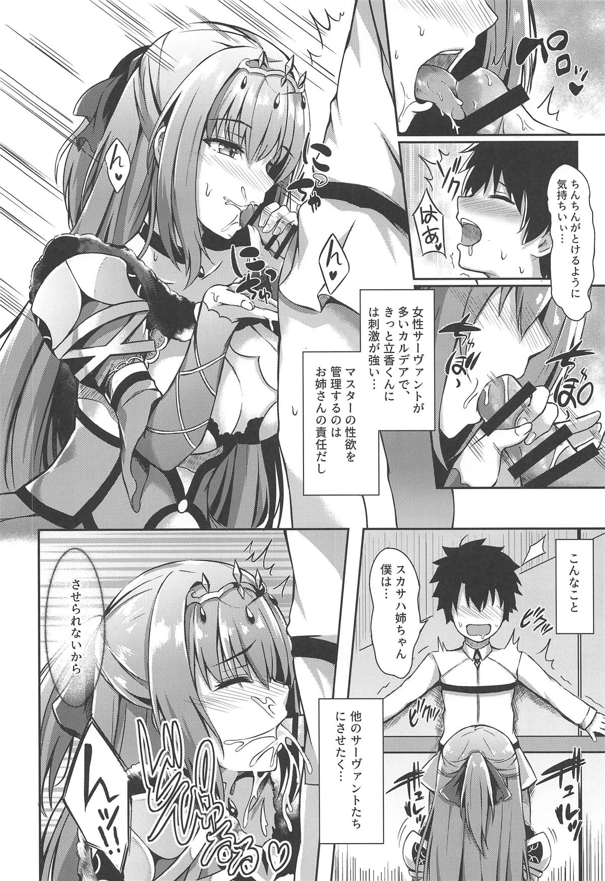 (COMIC1☆14) [Koniro Kajitsu (Konka)] Scathach Nee-chan ga Kanri Shite Ageyou (Fate/Grand Order) page 10 full