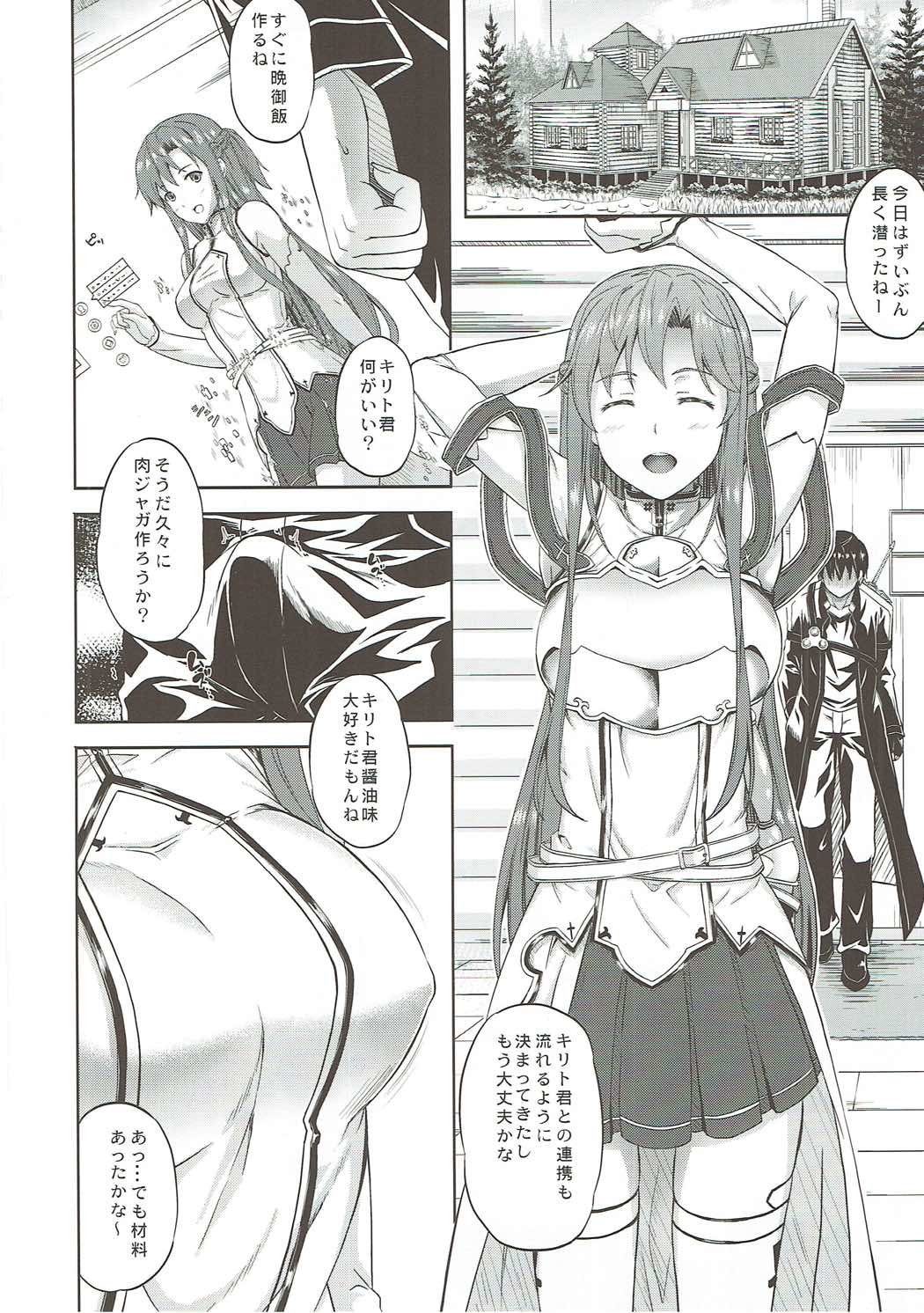 (C83) [Ark Emerald (Nanase Mizuho)] Sweet Asuna Online (Sword Art Online) page 9 full