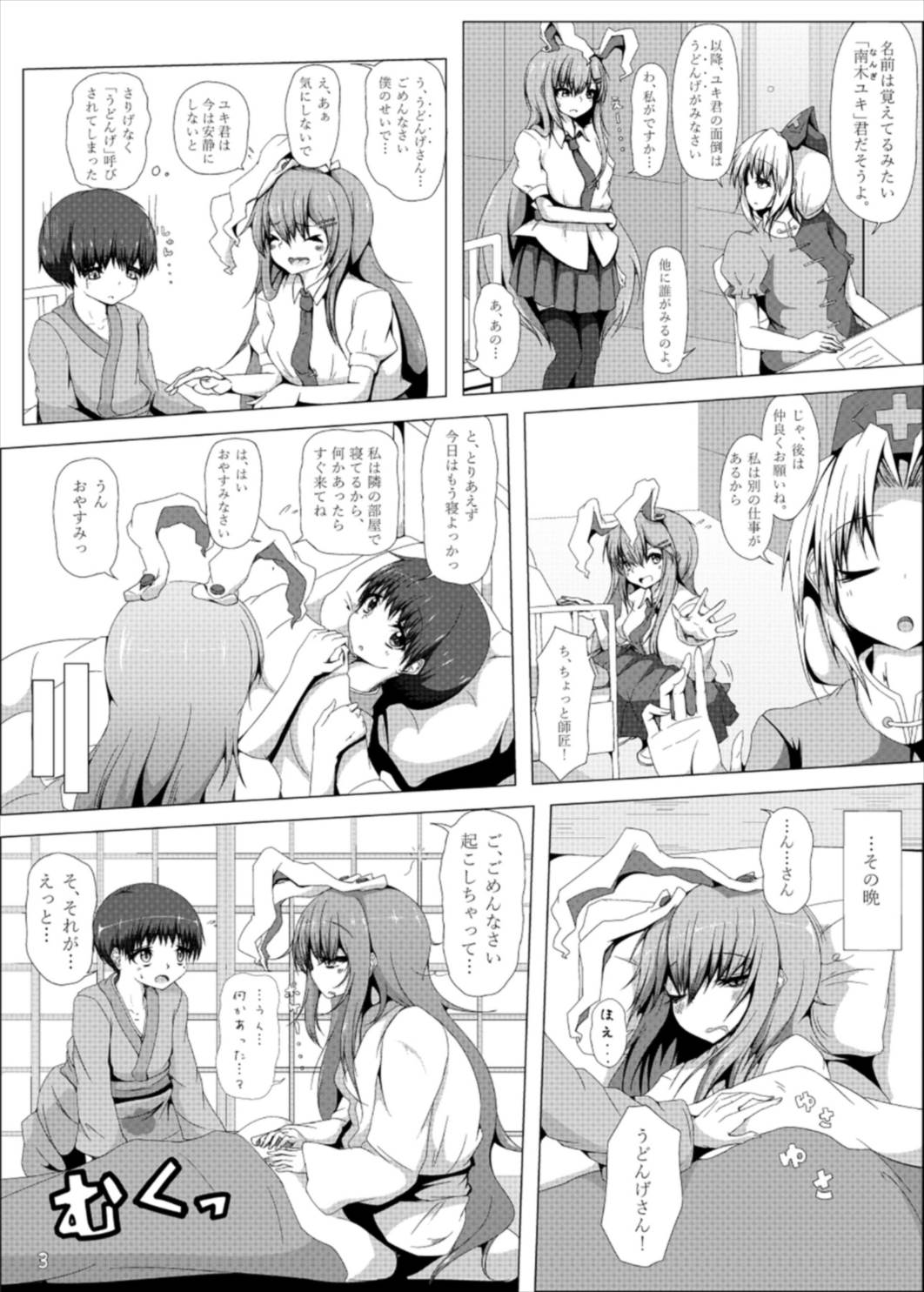 (紅楼夢13) [うぅさんの救急箱 (ざやく)] うどんげお姉さんが診てあげる (東方Project) page 4 full