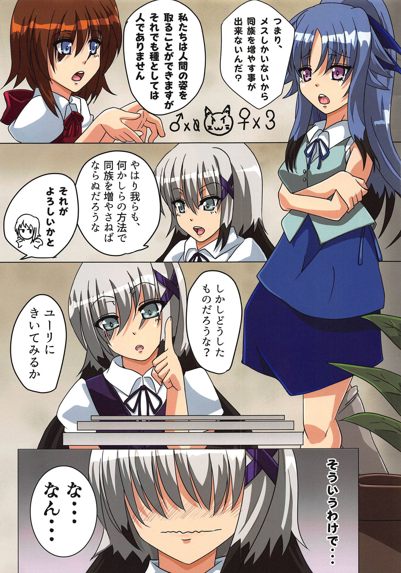 (C95) [Kodanukidou (Tappa)] Material REPRODUCTION (Mahou Shoujo Lyrical Nanoha Detonation) page 3 full