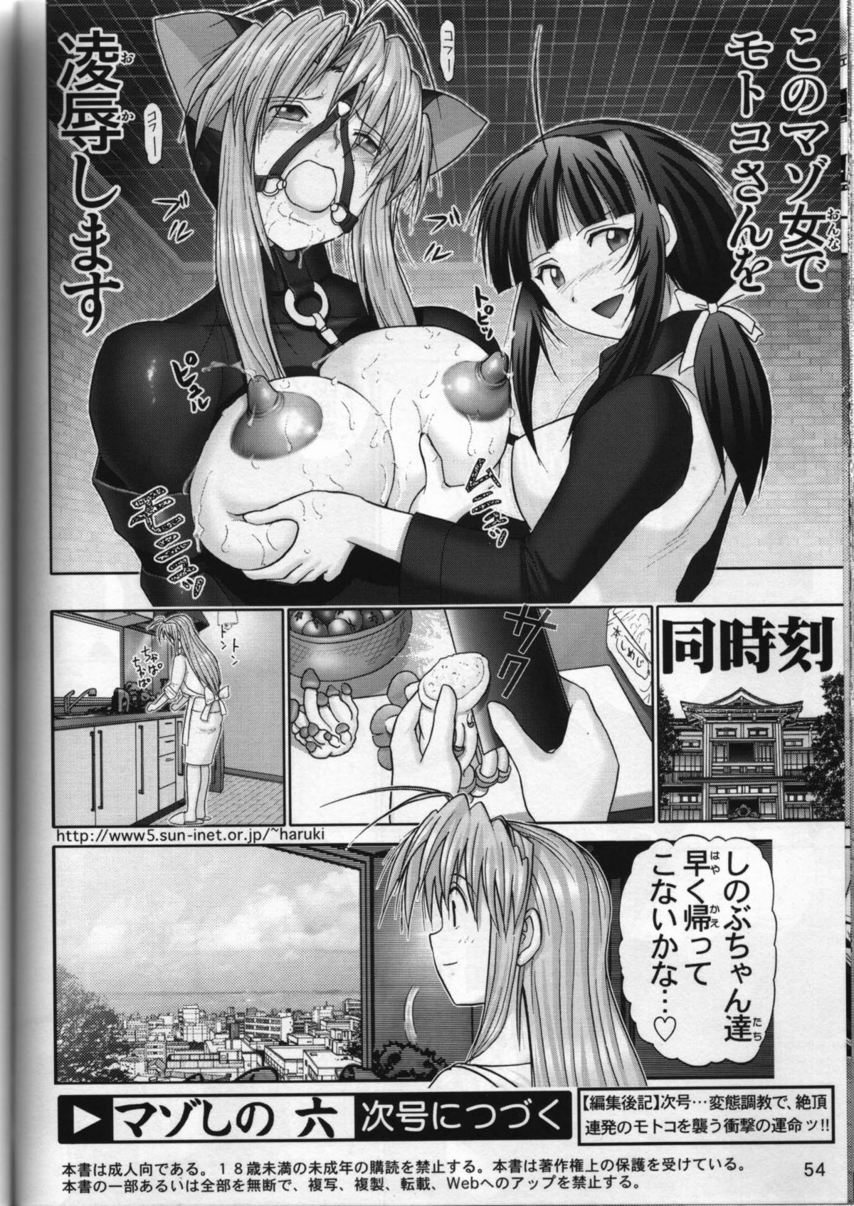 (C64) [Raijinkai (Haruki GeNia)] Mazo Shino Roku (Love Hina) page 51 full