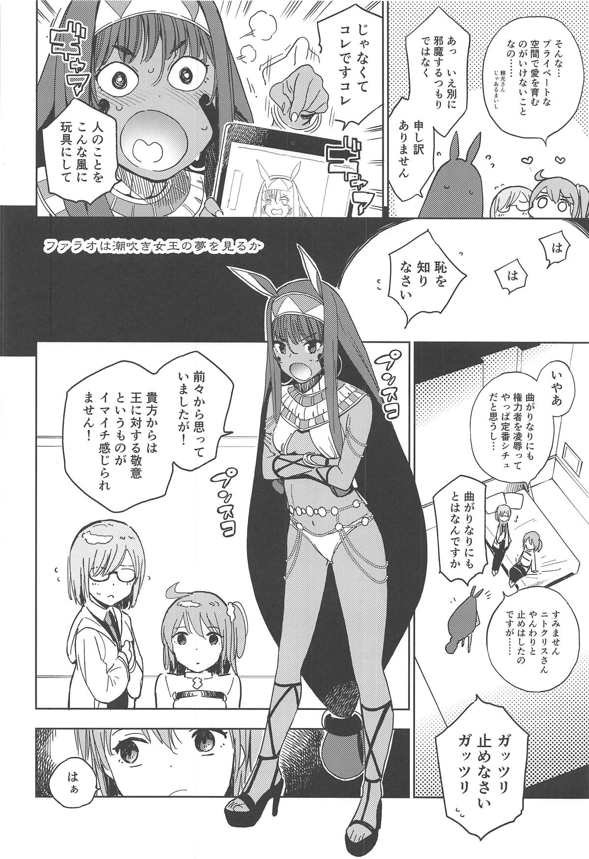 (C95) [Sashimi no Wife (Shiden)] Pharaoh wa Shiofuki Joou no Yume o Miru ka (Fate/Grand Order) page 5 full