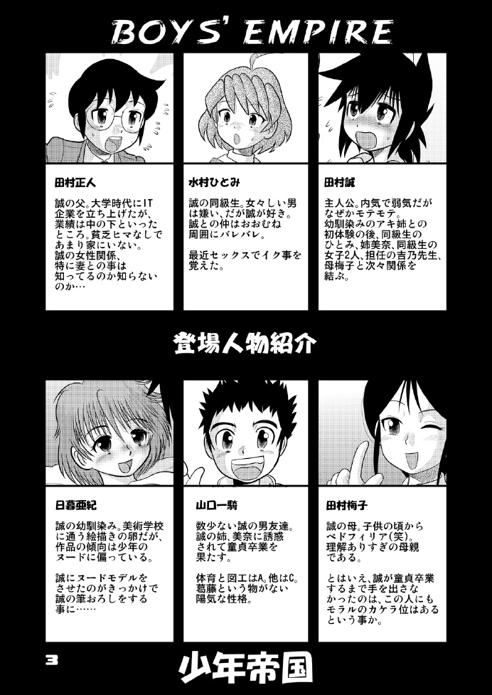 (C69) [Sendouya (Juan Gotoh)] Shounen Teikoku 5 - Boys' Empire 5 [English] [SirC] page 2 full