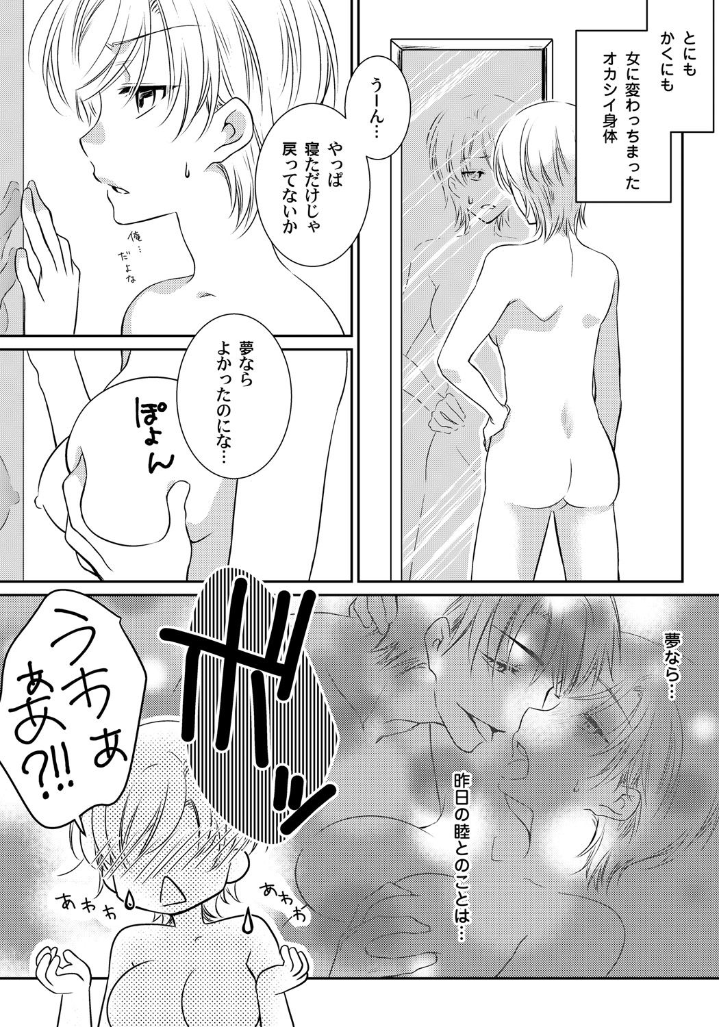 [Fukutoku Saori]Koisuru Nyotaika Chuuihou-Onna no ko no karada de nuresugiyabai-! Chapter 2 ichiban no shinyuu no...hazu page 4 full