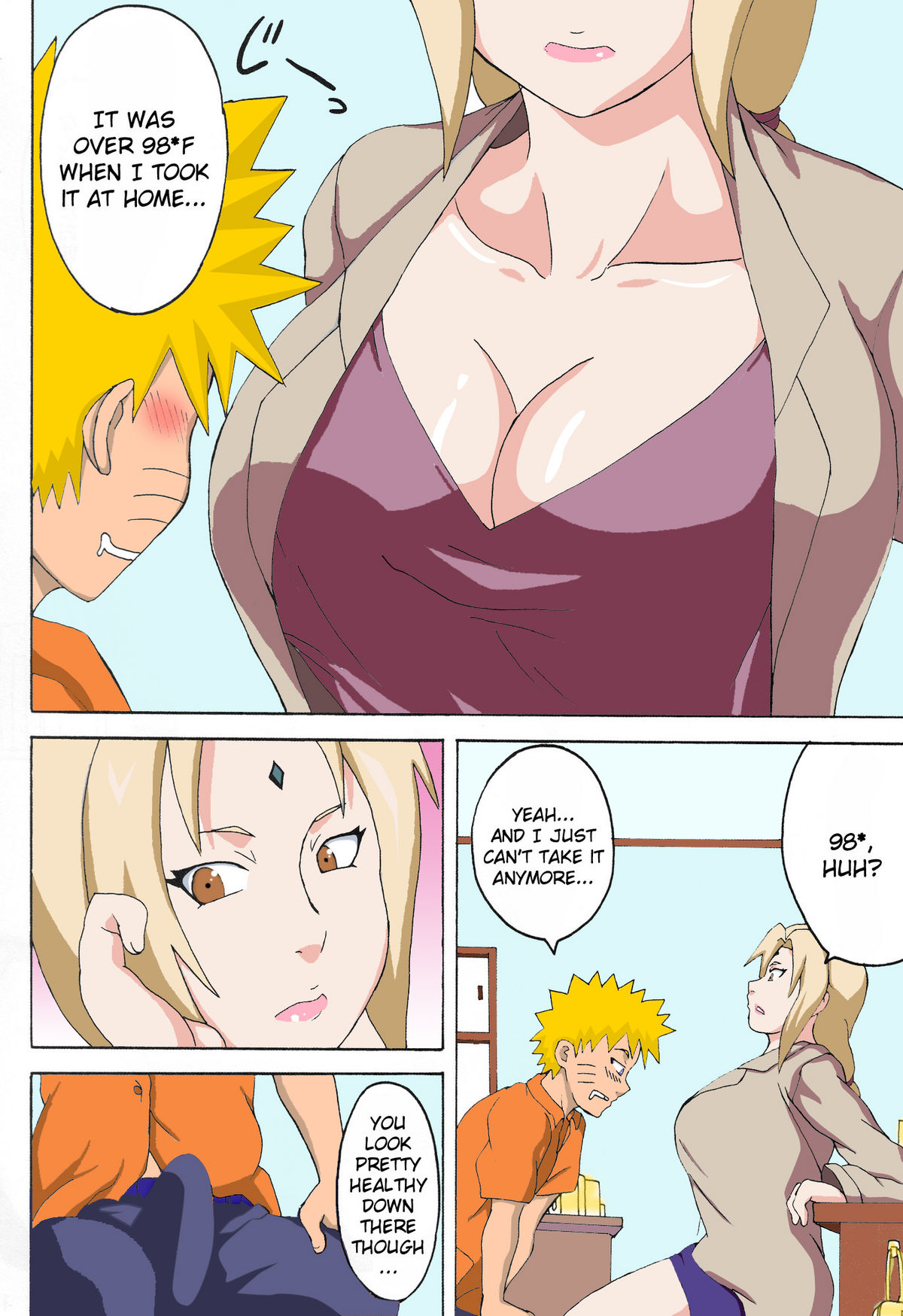 (C78) [Naruho-dou (Naruhodo)] Tsuna x Hina (NARUTO) [English] {doujin-moe.us} [Colorized] page 3 full