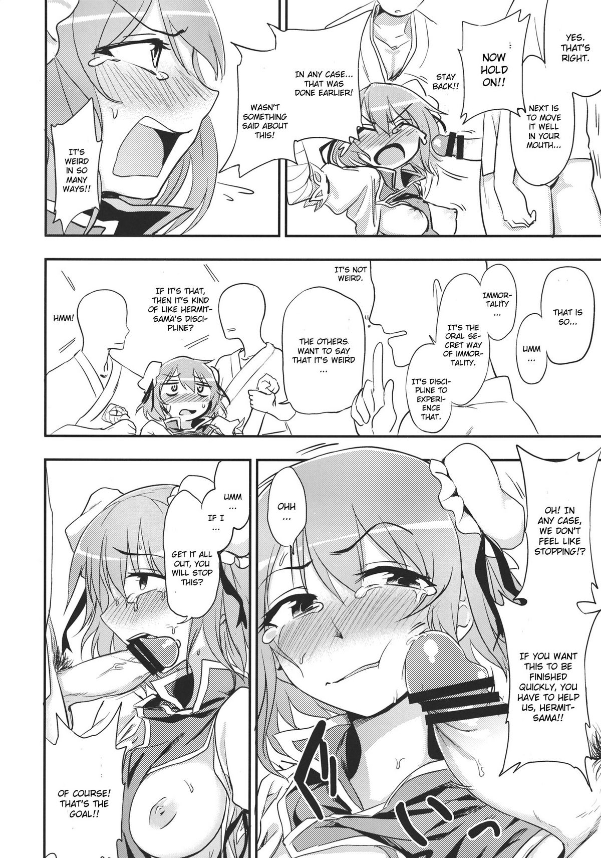 (Reitaisai 9) [Kuma no Tooru Michi (Kumada)] Kasen-chan to Sex!! ~Goui ja Nai kara Sex ja Nai mon!!~ (Touhou Project) [English] page 10 full