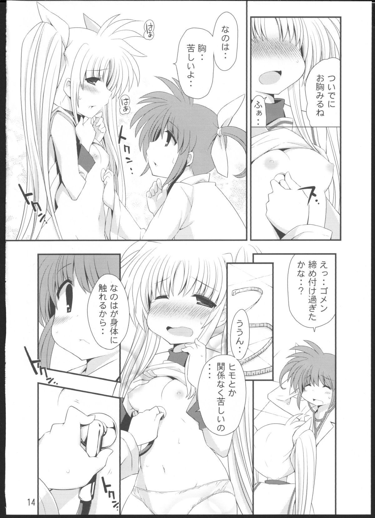 (Lyrical Magical 12) [Gakushokutei (Watanohara)] Lyrical Shintai Sokutei (Mahou Shoujo Lyrical Nanoha) page 13 full