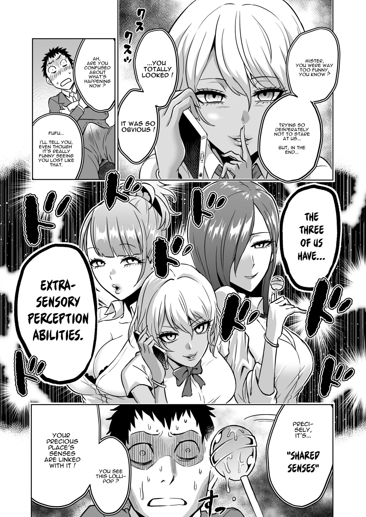 [bose no Doujin Manga Kenkyuujo (bose)] Kankaku no Paraphilia ~Nikushokukei JK-tachi ni Chinpo no Kankaku o Shihai Saretara~ [English] [ZuriRaba] page 7 full