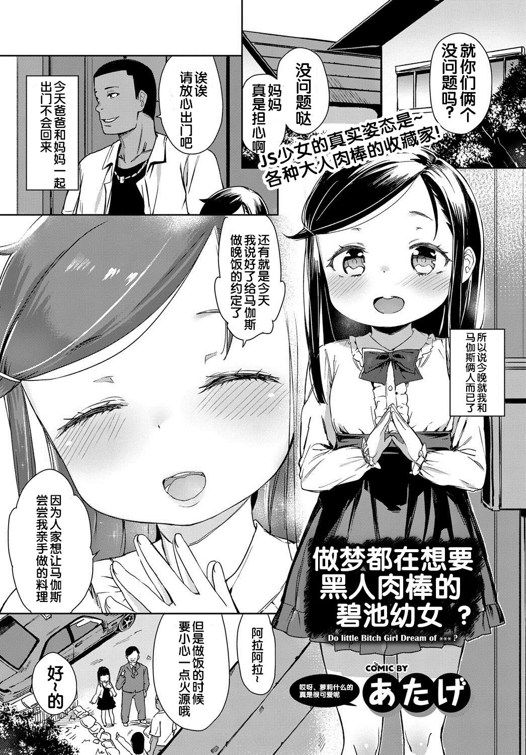 [Atage] Bitch Youjo wa Kokujin Chinpo no Yume o Miru ka? (COMIC BAVEL 2017-02)  [Digital] [Chinese] [Flandre个人汉化] page 1 full