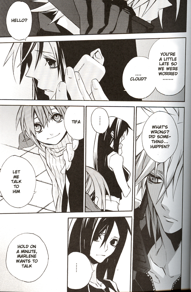 (C70) [kiki (Fujiwara Beni)] ZILCH #2 Darker Than Darkness (Final Fantasy VII Advent Children) [English] page 15 full