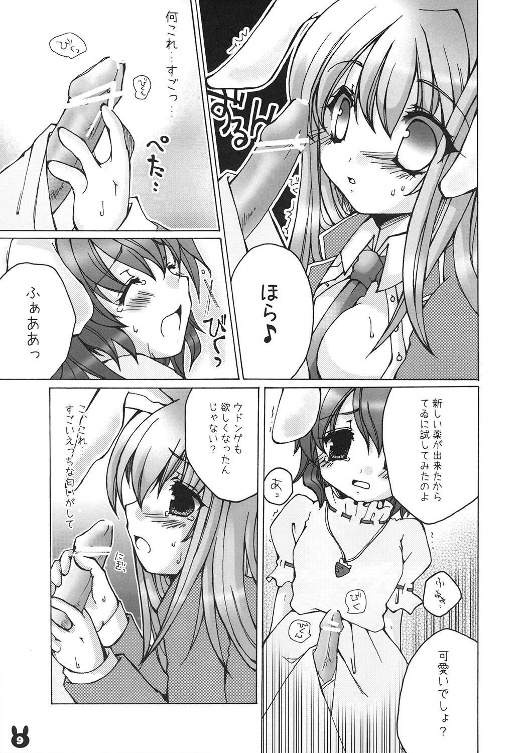 (Niigata Touhousai 2) [Kumameshi-ya (Bell-colo)] Usagi Arashi (Touhou Project) page 8 full