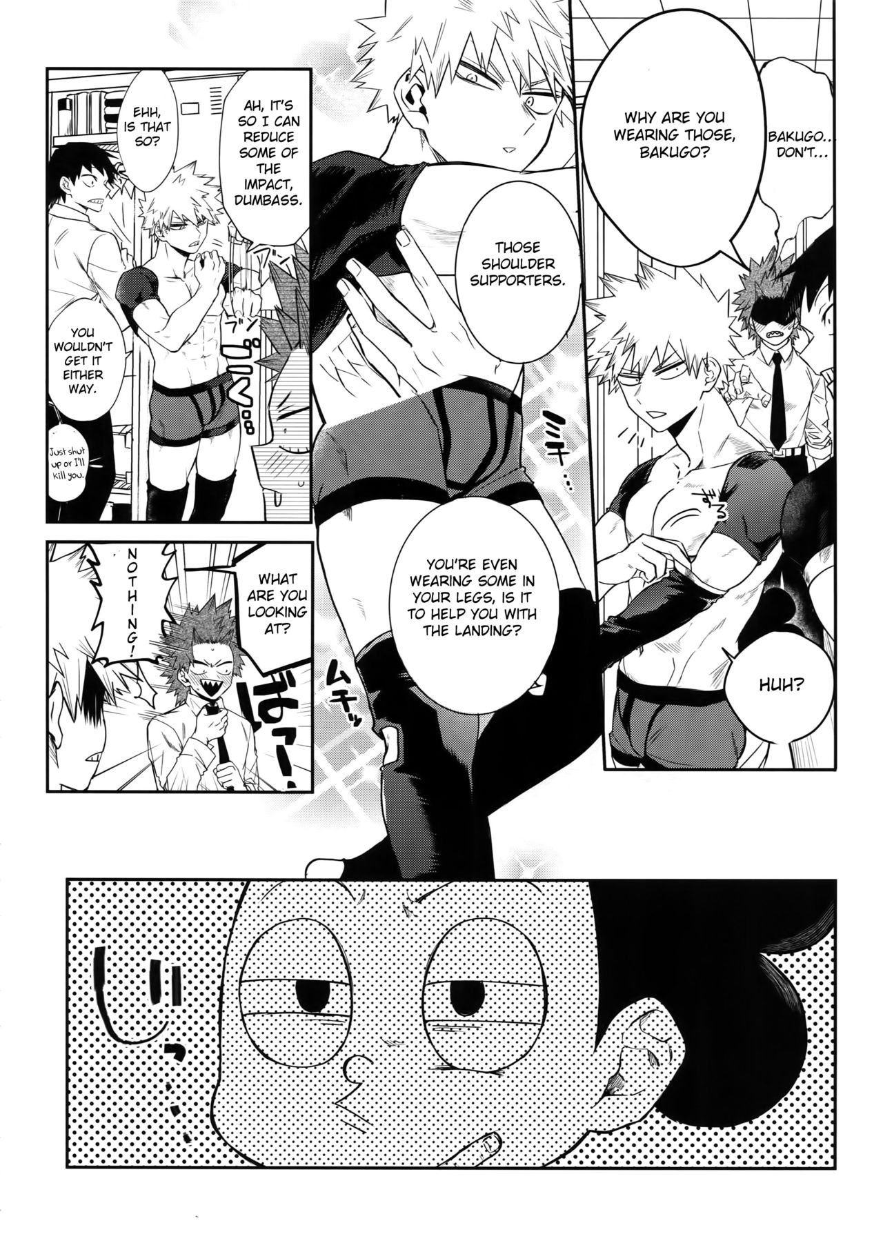 (Bakugoi Dynamite! 4) [HELLENISM (Y)] Anoko wa Miwaku no Dynamite Body (Boku no Hero Academia) [English] [Otokonoko Scans] page 9 full
