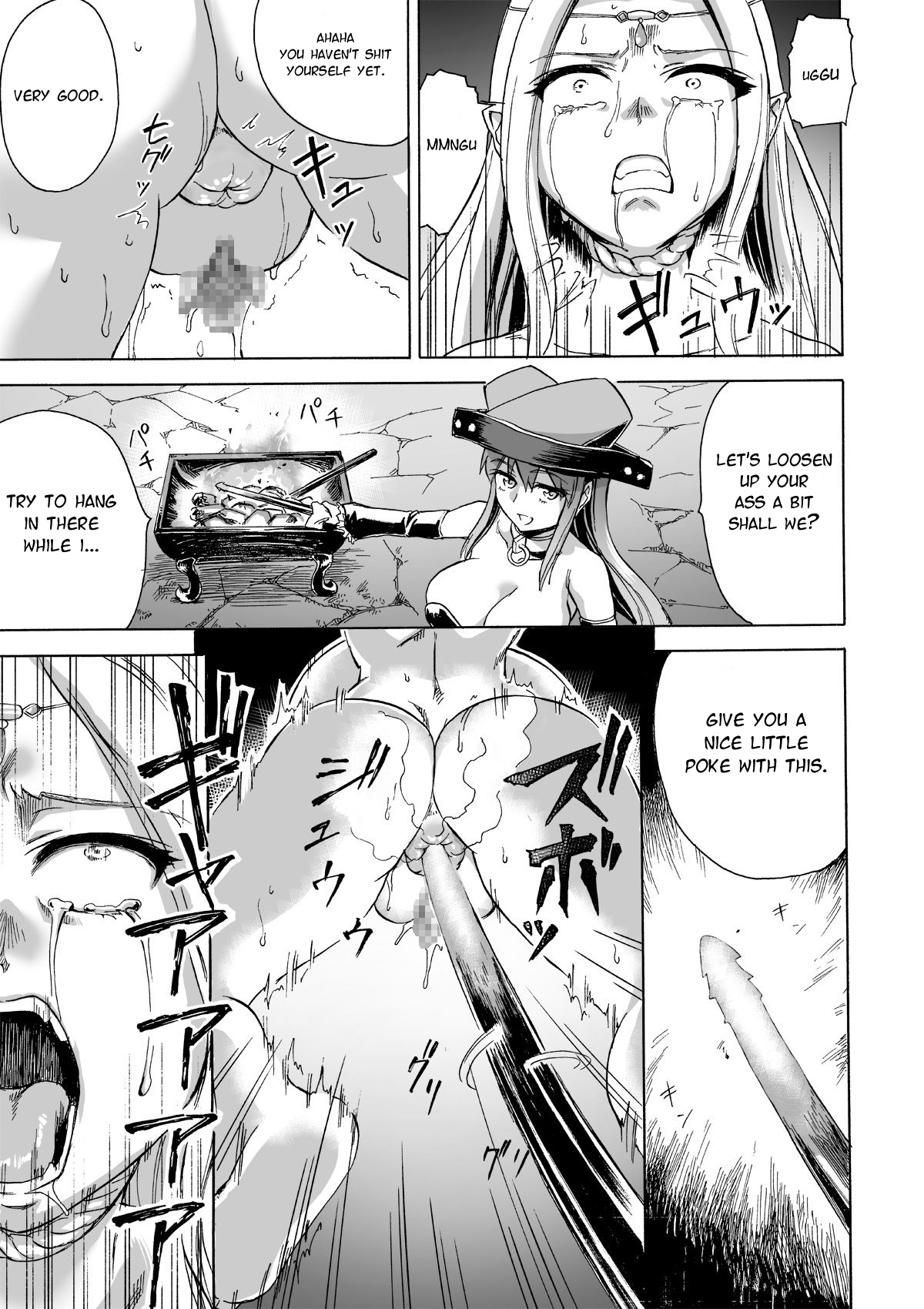 [Ido no Soko (Kei-kun)] Majo no Rakujitsu 2 -Kagyaku- | Witch's Final Hour 2 -Cruel Torture- [English] [Moko_T] page 26 full