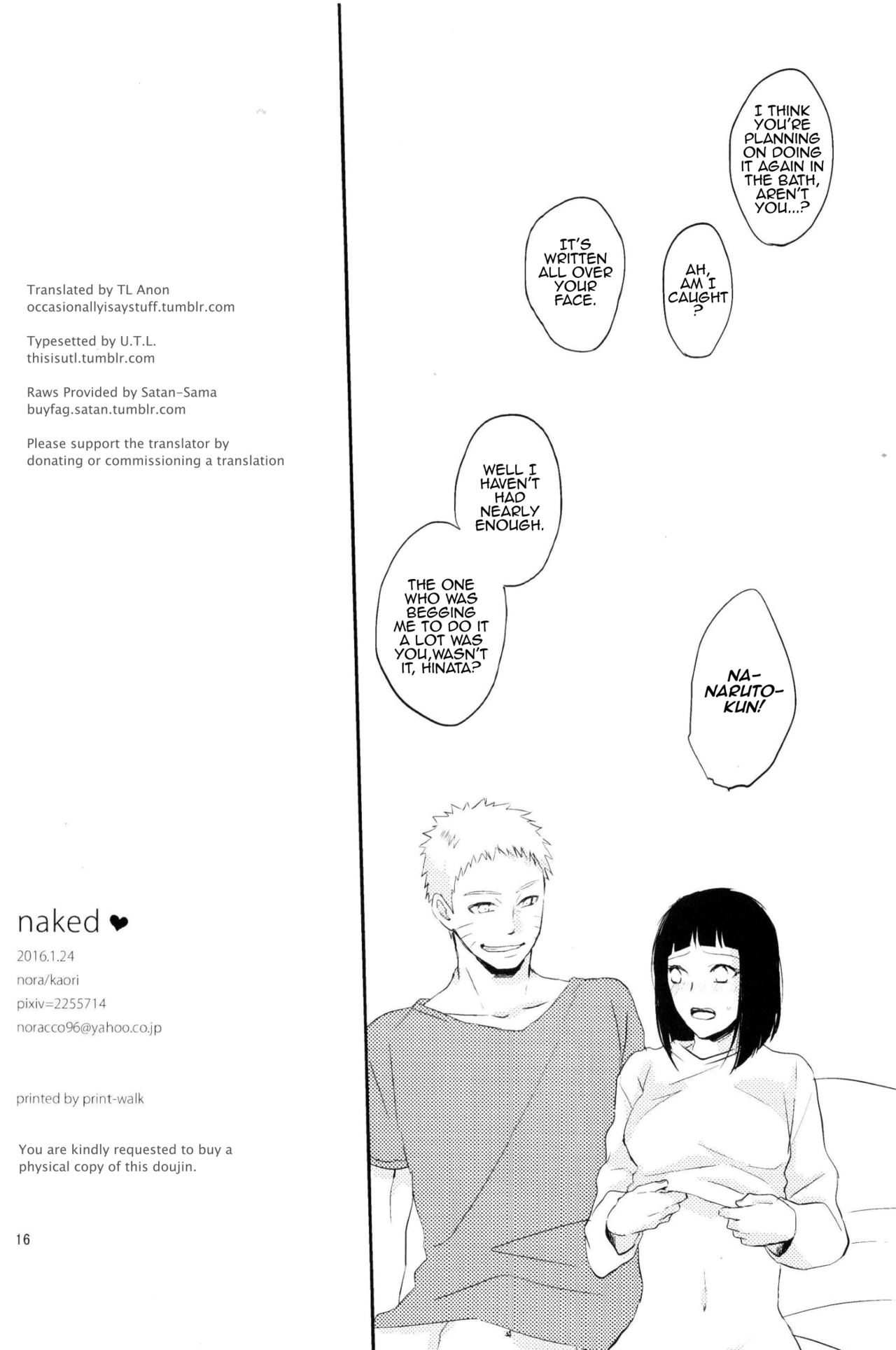 (Zennin Shuuketsu 2) [nora (kaori)] Naked (NARUTO) [English] page 17 full