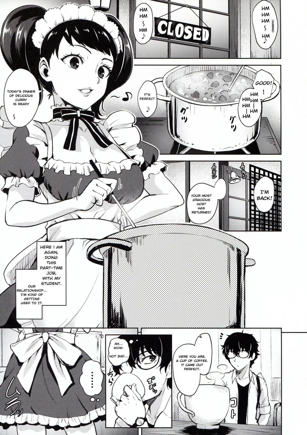 (C94) [Wareme (Koppe)] Kawakami No Maedewa Sessei Dekinai Setsu (Persona 5) [English] page 2 full