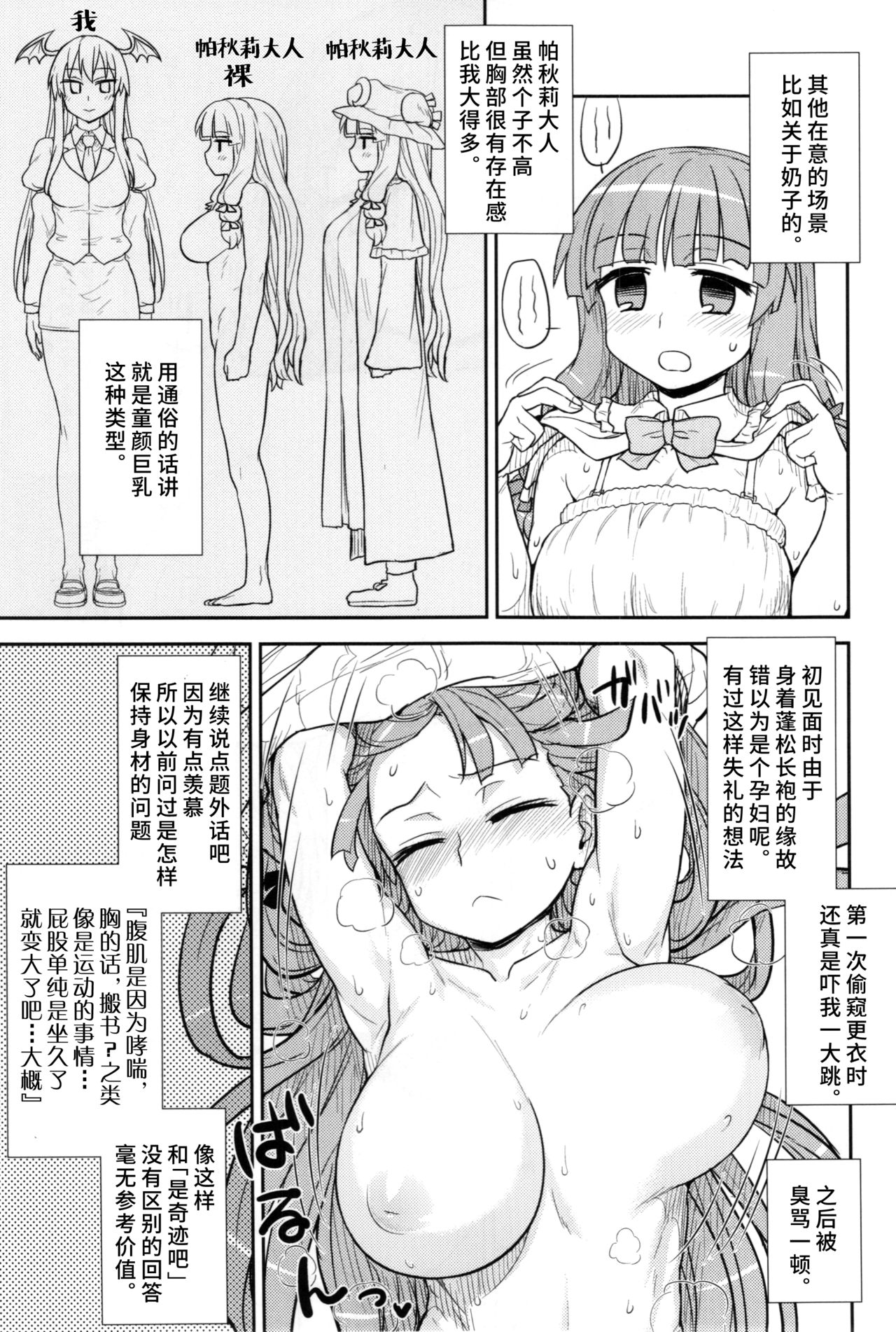 (C88) [110-GROOVE (Itou Yuuji)] Koakuma no Patchouli Kansatsuki (Touhou Project) [Chinese] [彷徨水面个人汉化] page 17 full