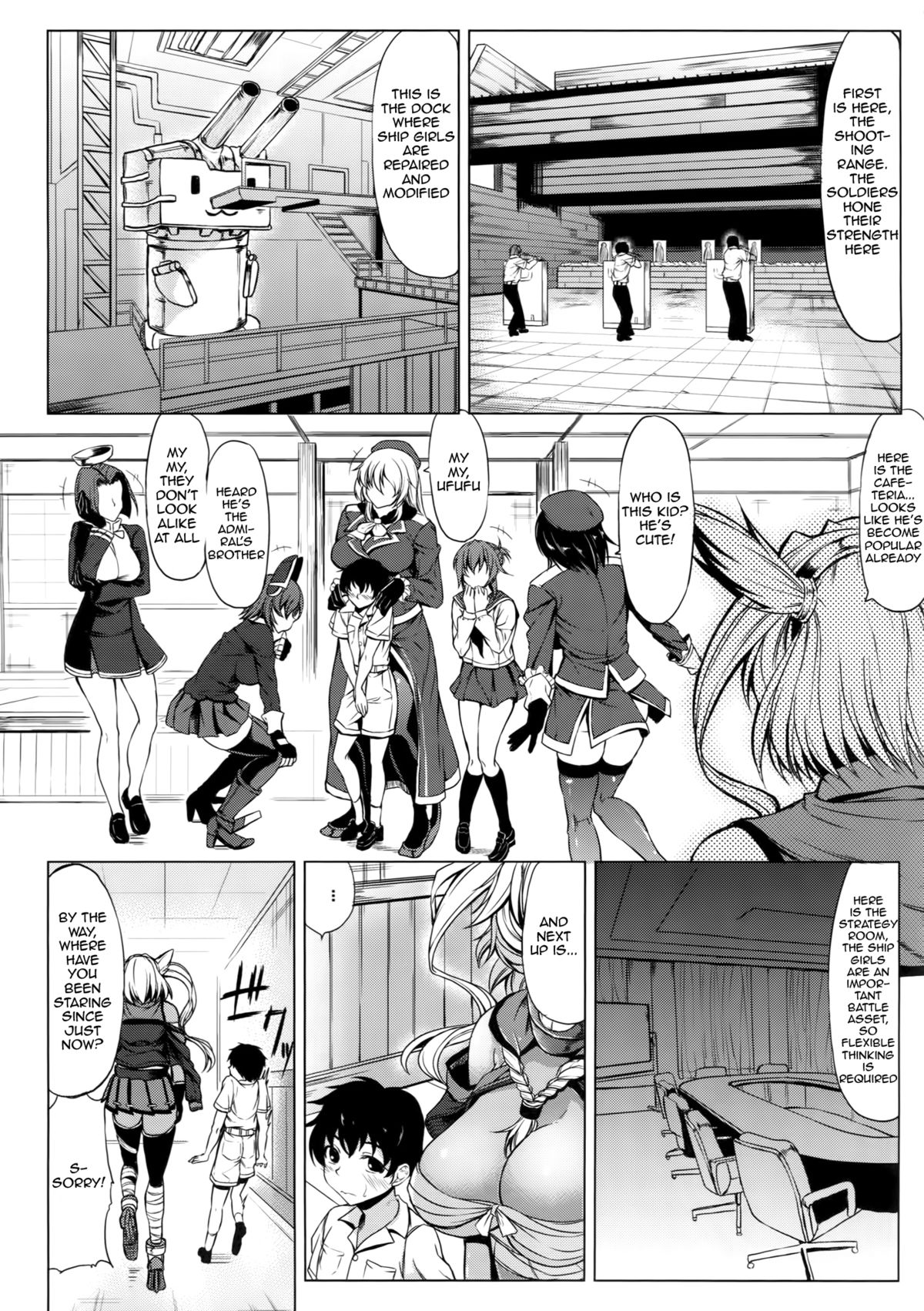 (C87) [Nanakorobi Yaoki (kinntarou)] Musashi-ryu Seikyouiku | Musashi-Style Sex Ed (Kantai Collection -KanColle-) [English] [doujin-moe.us] page 4 full