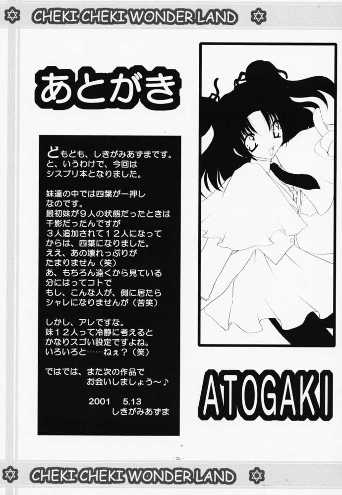 (CR29) [WHITE OUT (Shikigami Azuma)] Cheki Cheki Wonderland (Sister Princess) page 24 full