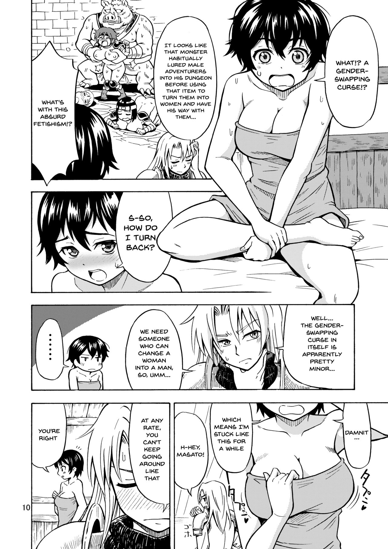 [Yoshida Gorou Shoukai (Yoshida Gorou)] Yuusha wa Onnanoko ni Naru Noroi o Kakerareta! [English] [Doujins.com] [Digital] page 11 full