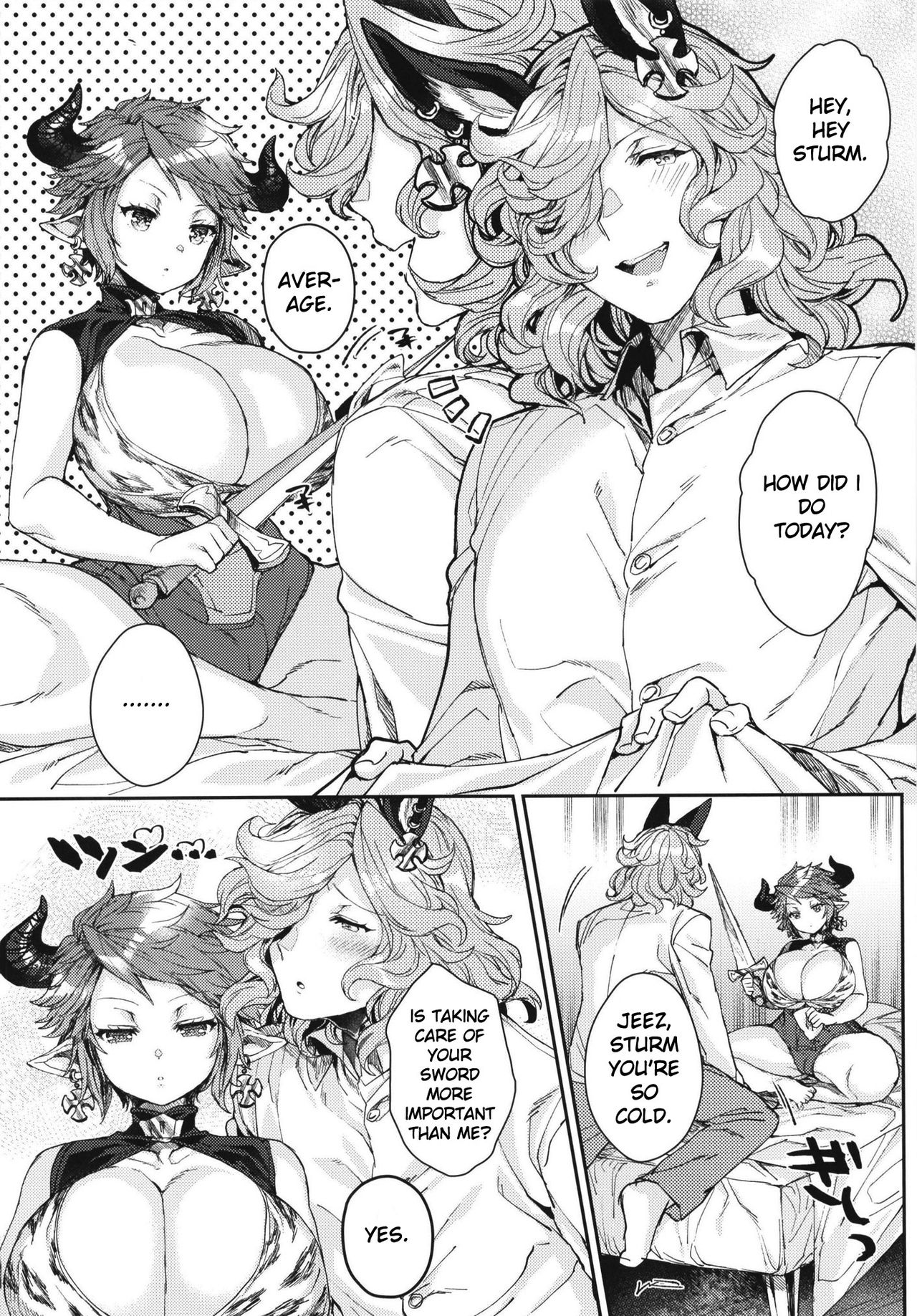 [Hachimitsu Romance (Eno Yukimi)] Sturm-dono ni Amaetai (Granblue Fantasy) [English] [Clawhammer] [Digital] page 4 full