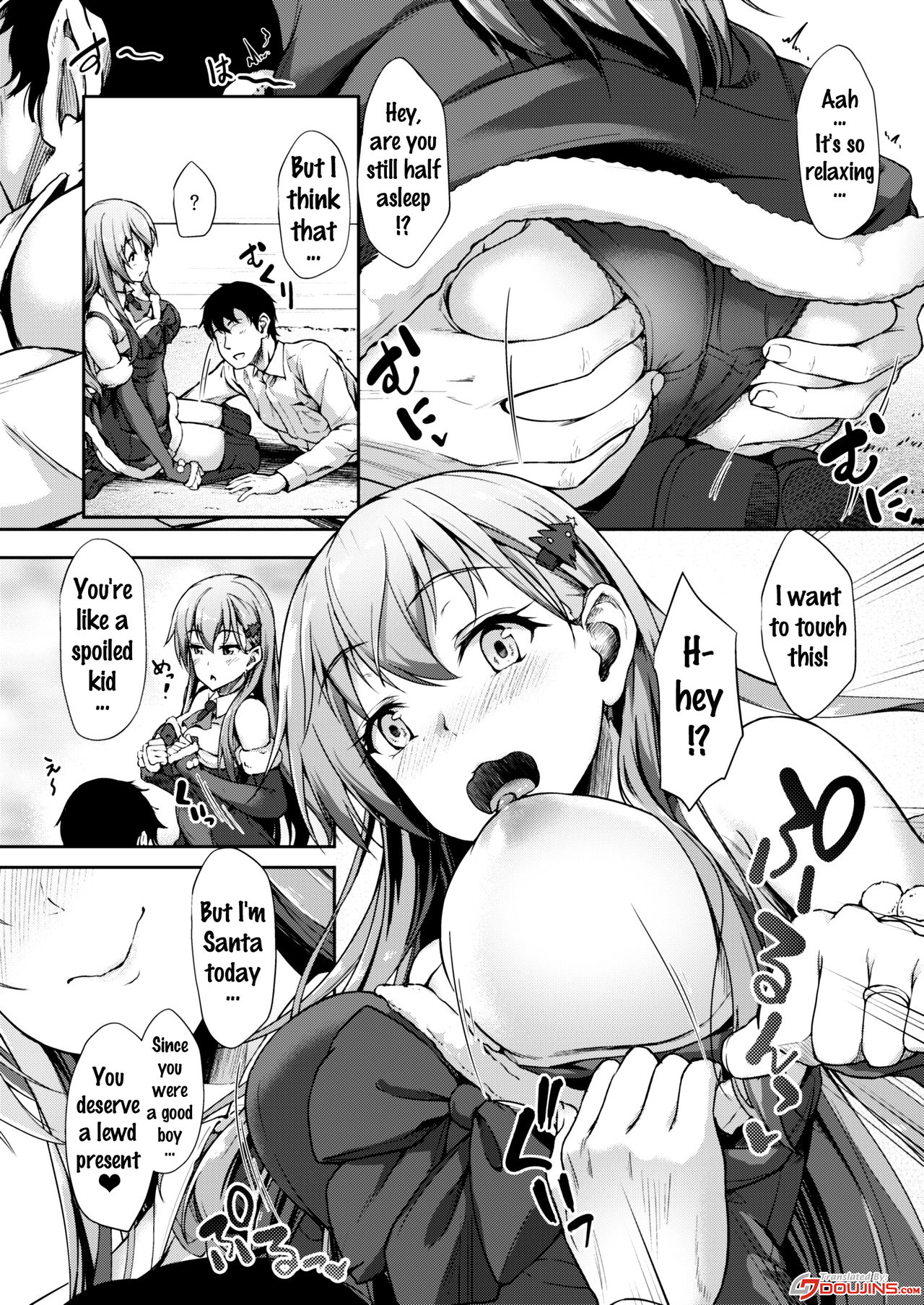 (COMIC1☆11) [Yusaritsukata (Awayume)] Suzuya Santa to Amai Yoru (Kantai Collection -KanColle-) [English] {doujins.com} page 3 full