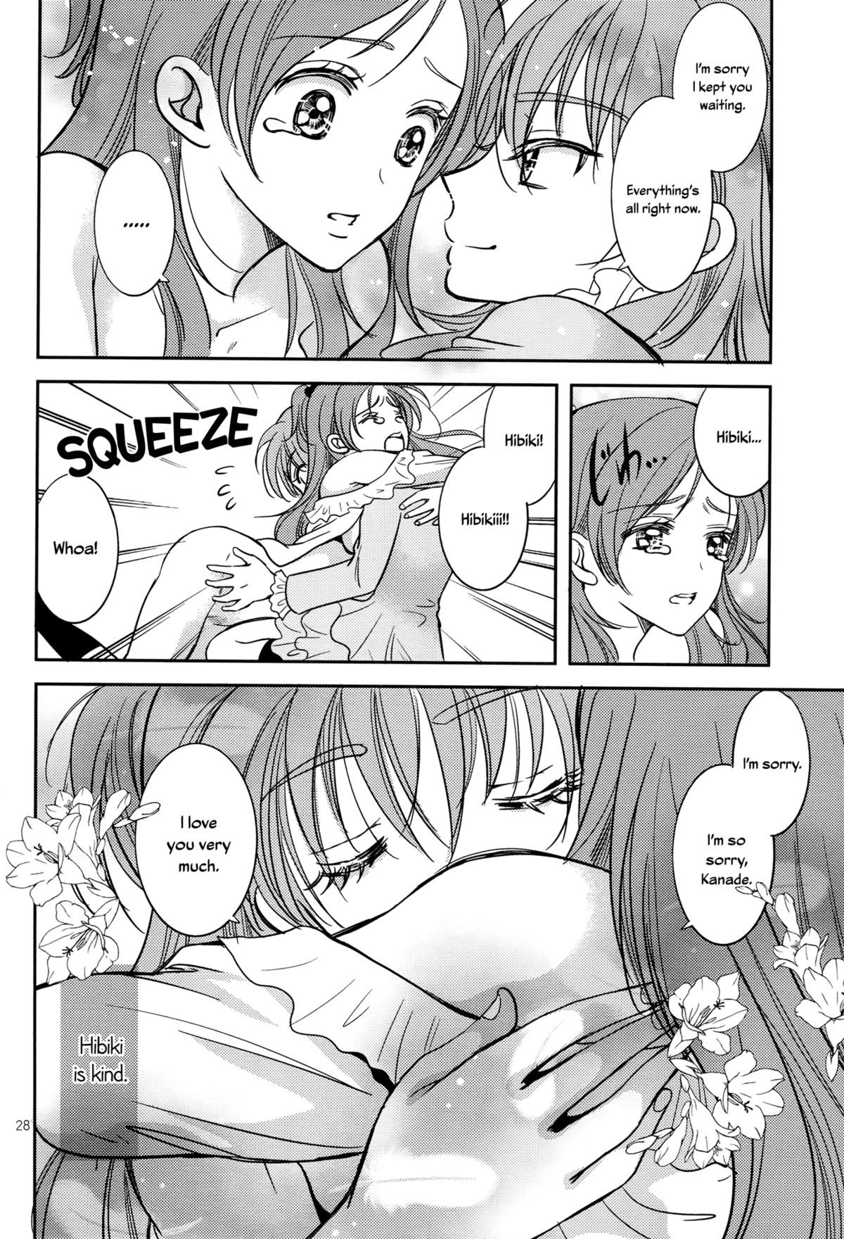 (C83) [Cherry Moon (K-Zima)] Tokimeki no Prelude - Let's Play the Prelude of Love (Suite PreCure!) [English] [Yuri-ism] page 27 full