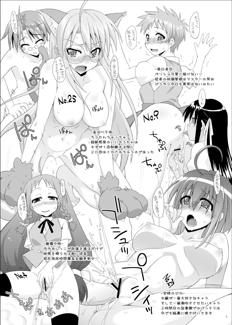 [Fruits Unya Narun Zadankai (Various)] 3-A Sotsugyou Kinen Ura Album (Mahou Sensei Negima!) [Digital] page 5 full