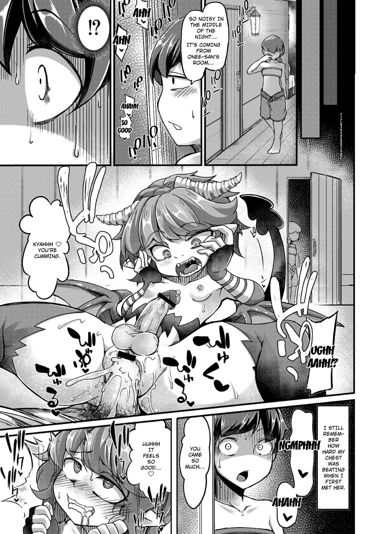 [Okunoha] Fukkou!? Ishu Kouhai -Mazoku to Ningen no Kyousei Jidai- 5-wa [English] [Doujins.com] [Digital] page 9 full