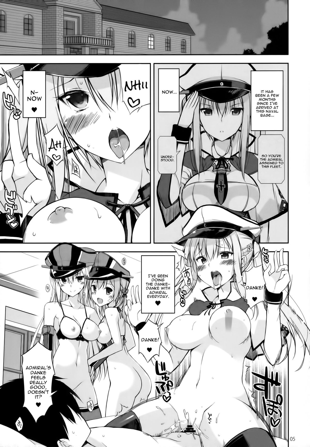 (C90) [Digital Flyer (Oota Yuuichi)] DANKE+SCHON (Kantai Collection -KanColle-) [English] [constantly] page 4 full