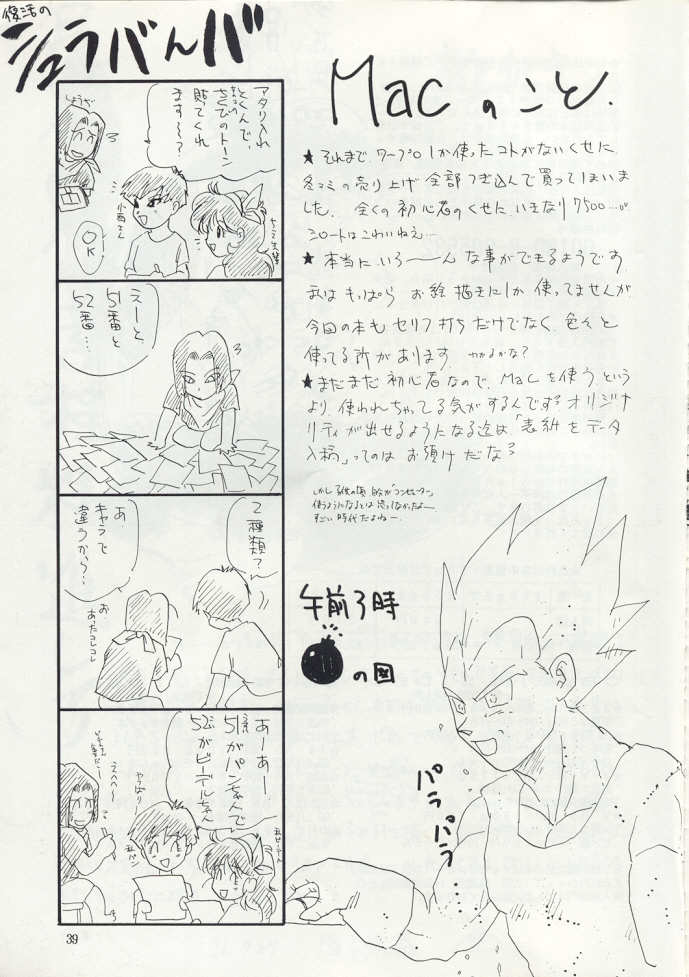 (C50) [Chirigami Goya, Fusuma go Ten (Shouji Hariko)] ZZ (Dragon Ball Z) page 39 full