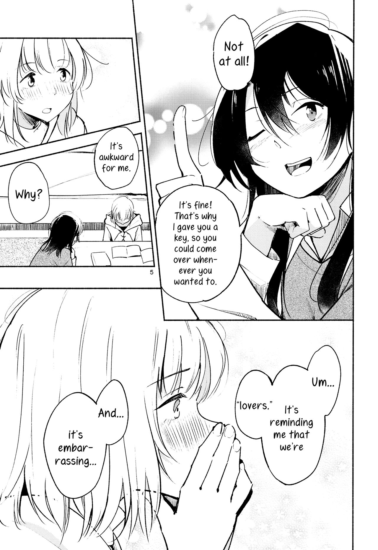(C91) [G-complex (YUI_7)] Shiori no Inai Heya -Invitation- | A Room Without Shiori  Invitation [English] =TV & Yuri-ism= page 5 full