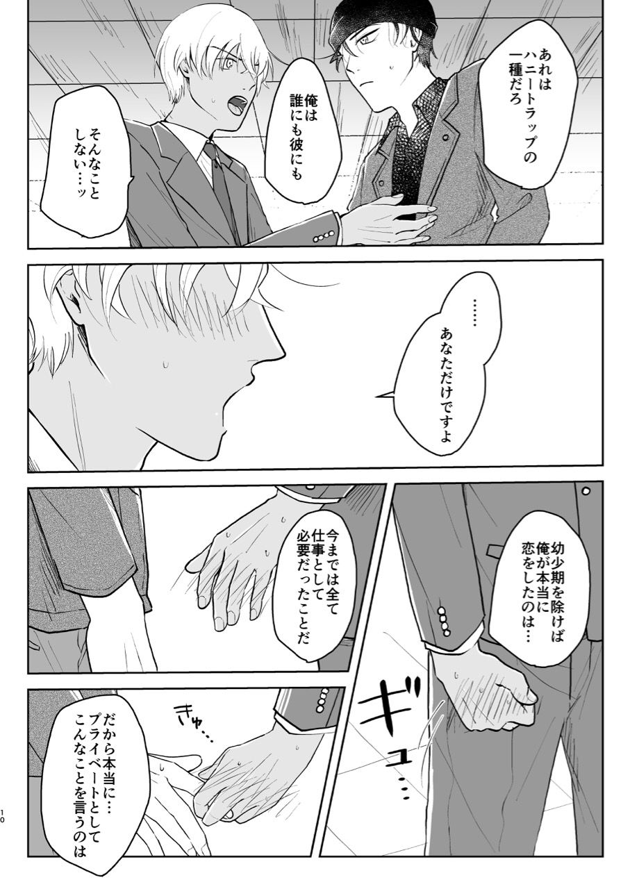 (Chou Himitsu no Ura Kagyou 2019) [Tori Sankaku (Piyodo)] Kore wa Shigoto Janai (Meitantei Conan) page 9 full