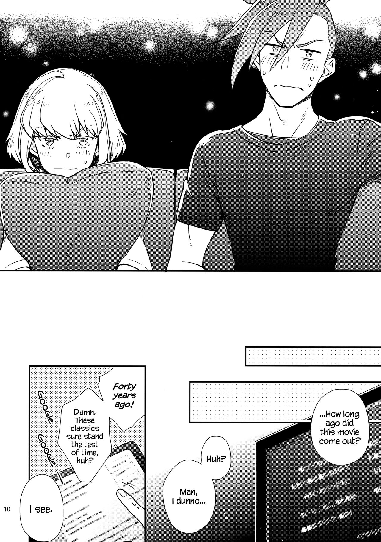 (C96) [dg (Doguu)] Hajimari wa Kuchibiru kara | Starting With A Kiss (Promare) [English] [Decensored] page 9 full
