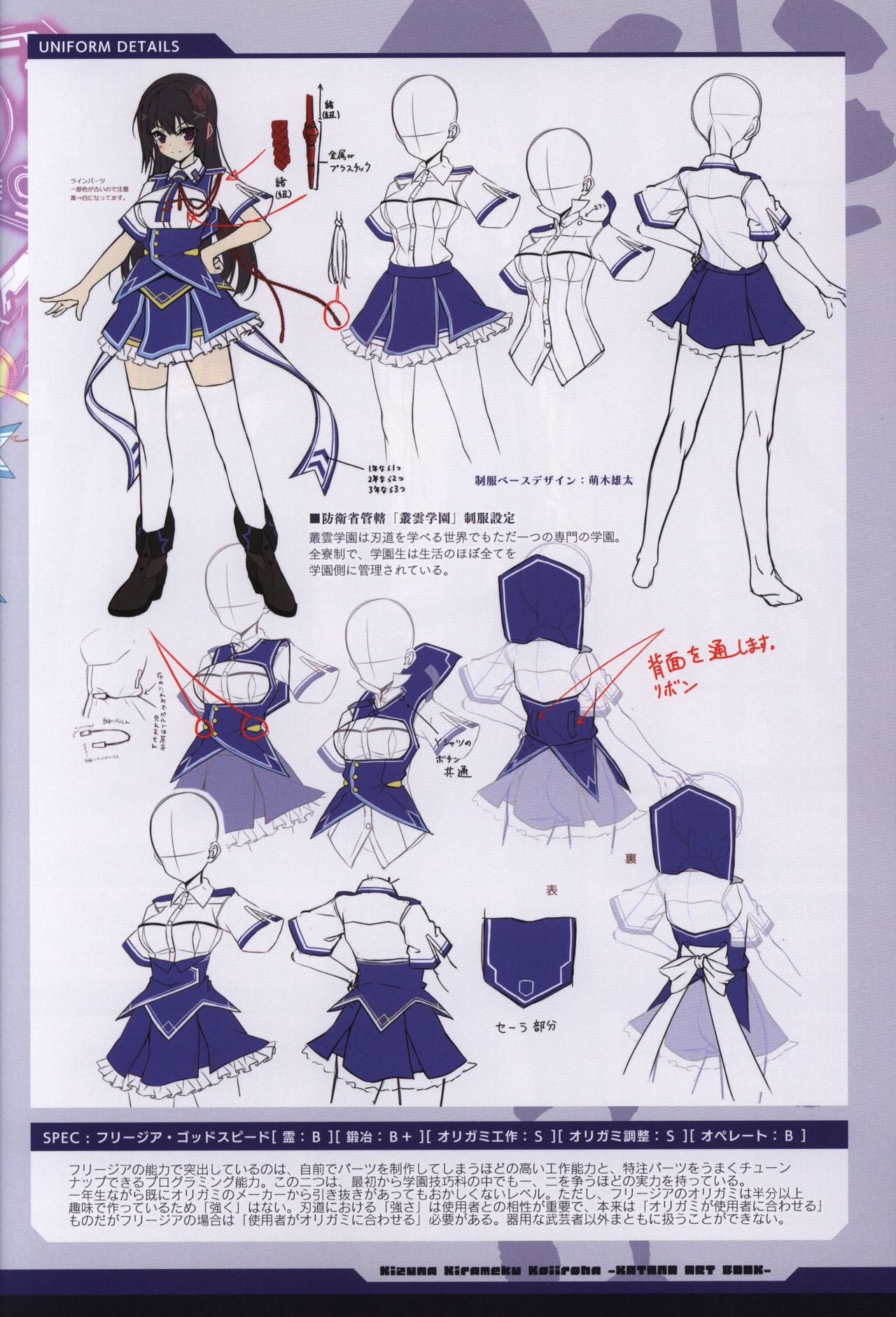 Kizuna Kirameku Koi Iroha KATANA ART BOOK page 22 full