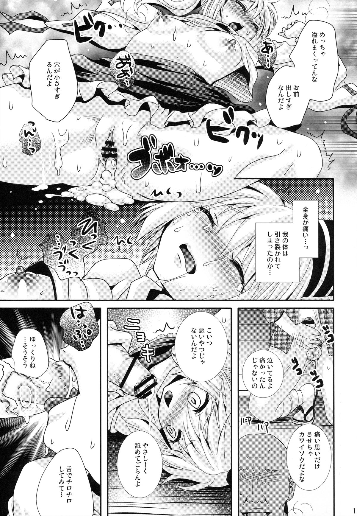 (C84) [Mikazuki Ondo (Kappa)] Futo-Chan Sarattekita (Touhou Project) page 11 full