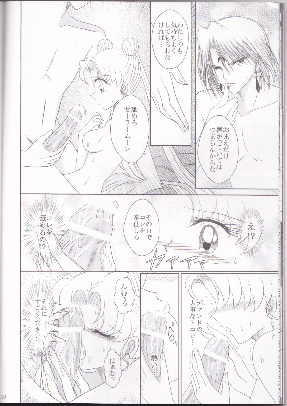 (C82) [MoE (Eiri)] Kuroi Tsuki ni Michibikare (Sailor Moon) page 20 full