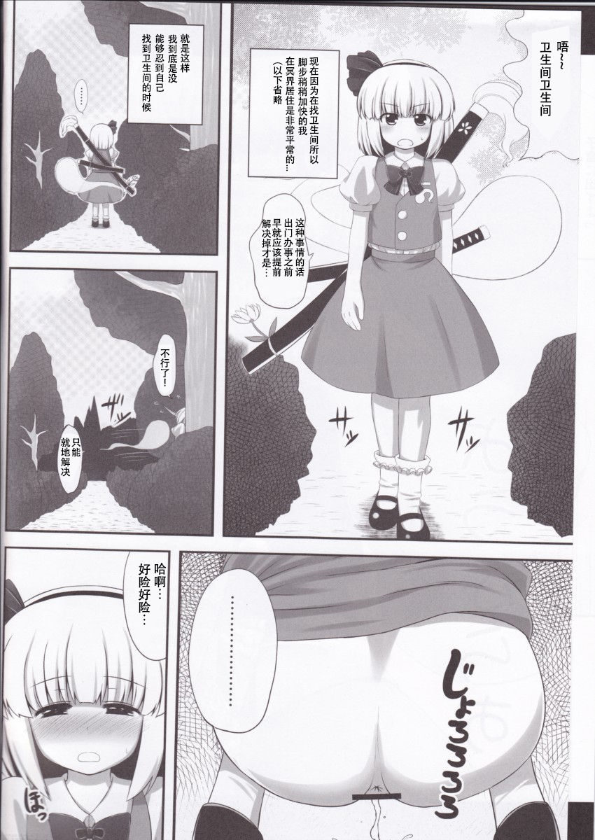 (C78) [Fukutsuu Okosu (Kaiou)] Youpurasu (Touhou Project) [Chinese] [靴下汉化组] page 4 full