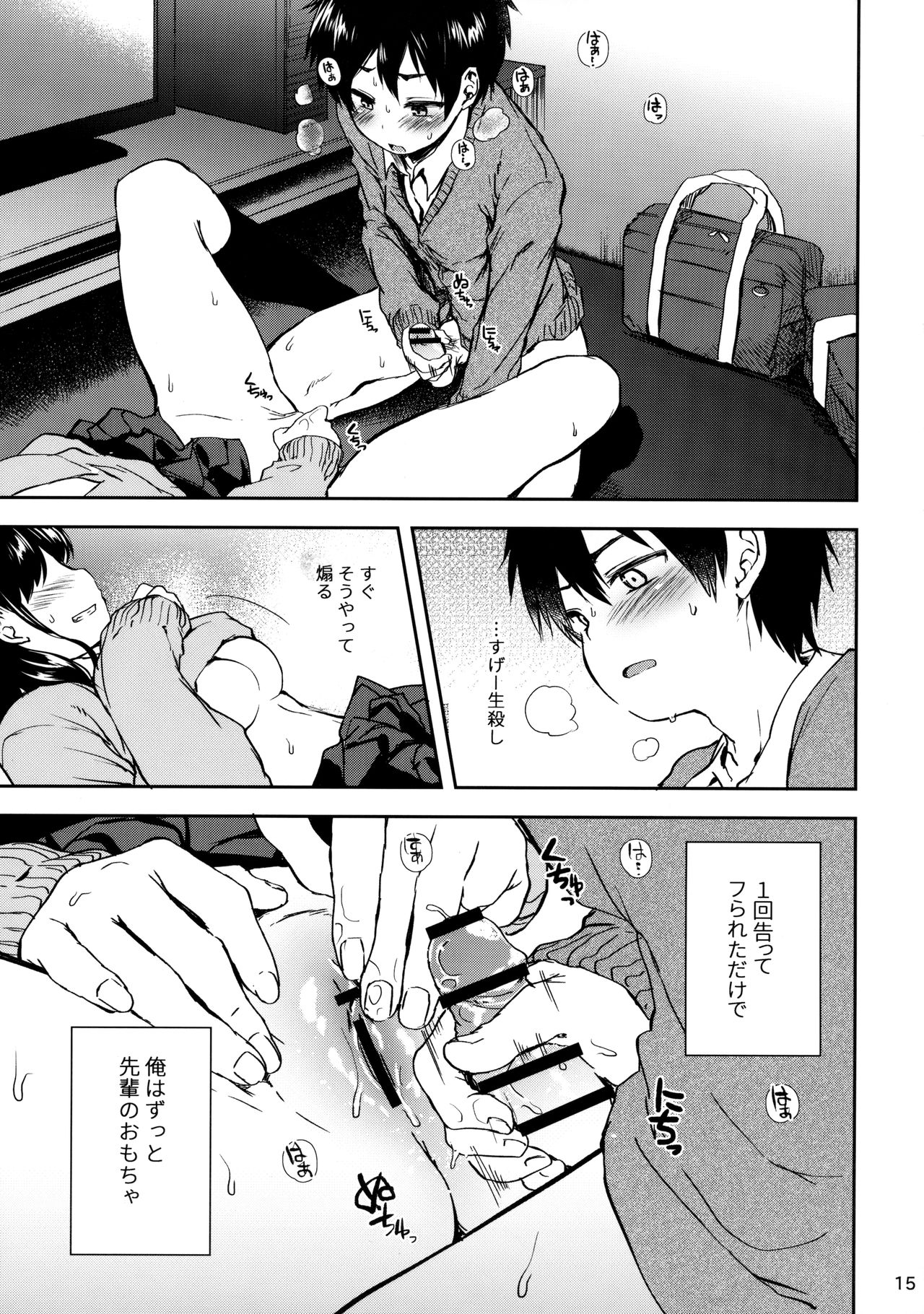 (C91) [IrodoRIP (Ayato Ayari)] Cherry Boy to Pairseat page 14 full
