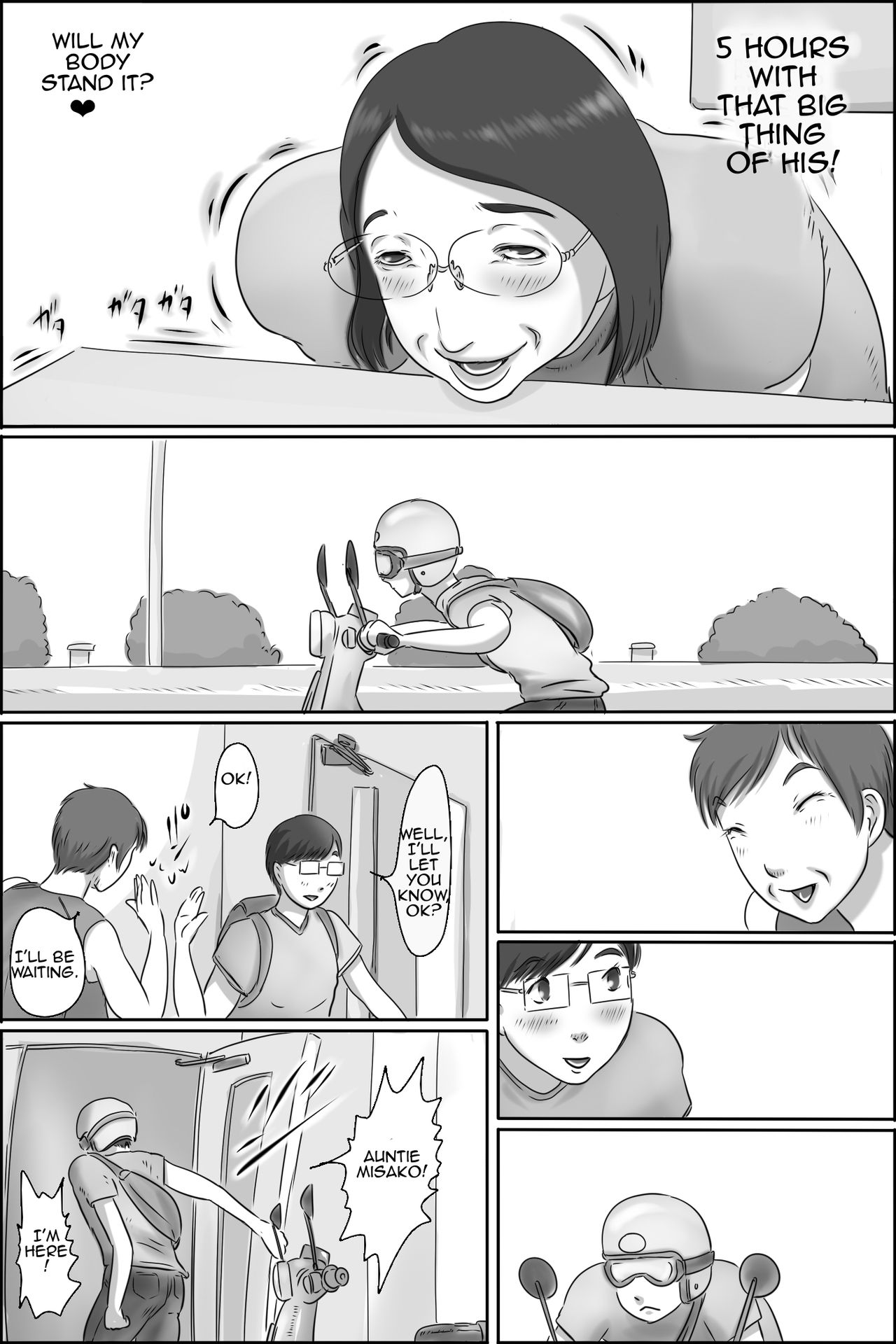 [Zenmai Kourogi] Osana Najimi no Kaa-san ni Onegai Shita Ken | Asking my Friend's Mother for a Favor [English] [Amoskandy] page 19 full