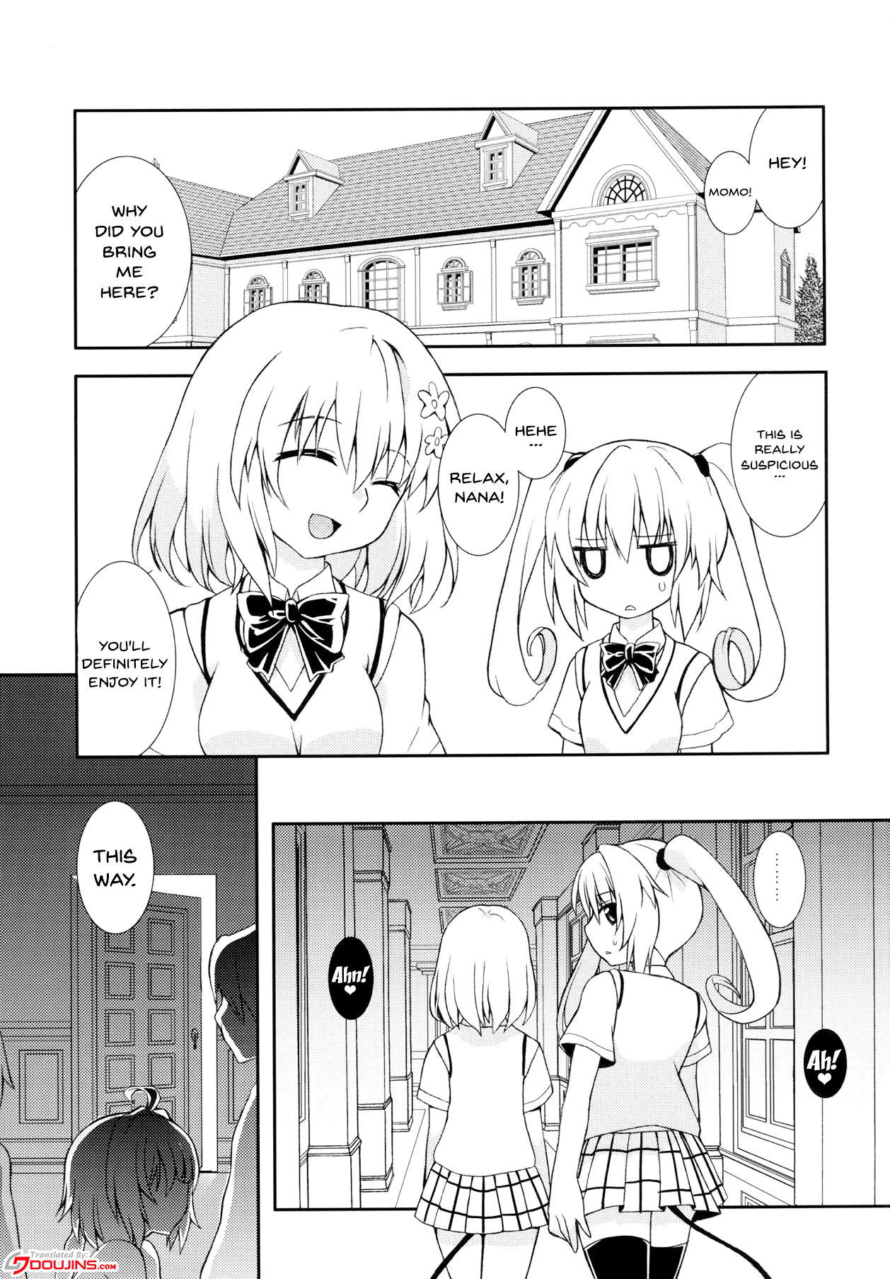 (C83) [Katsuma Gokurakudou (Katsuma Rei)] MomoNana Darkness (To LOVE-Ru Darkness) [English] {Doujins.com} page 2 full