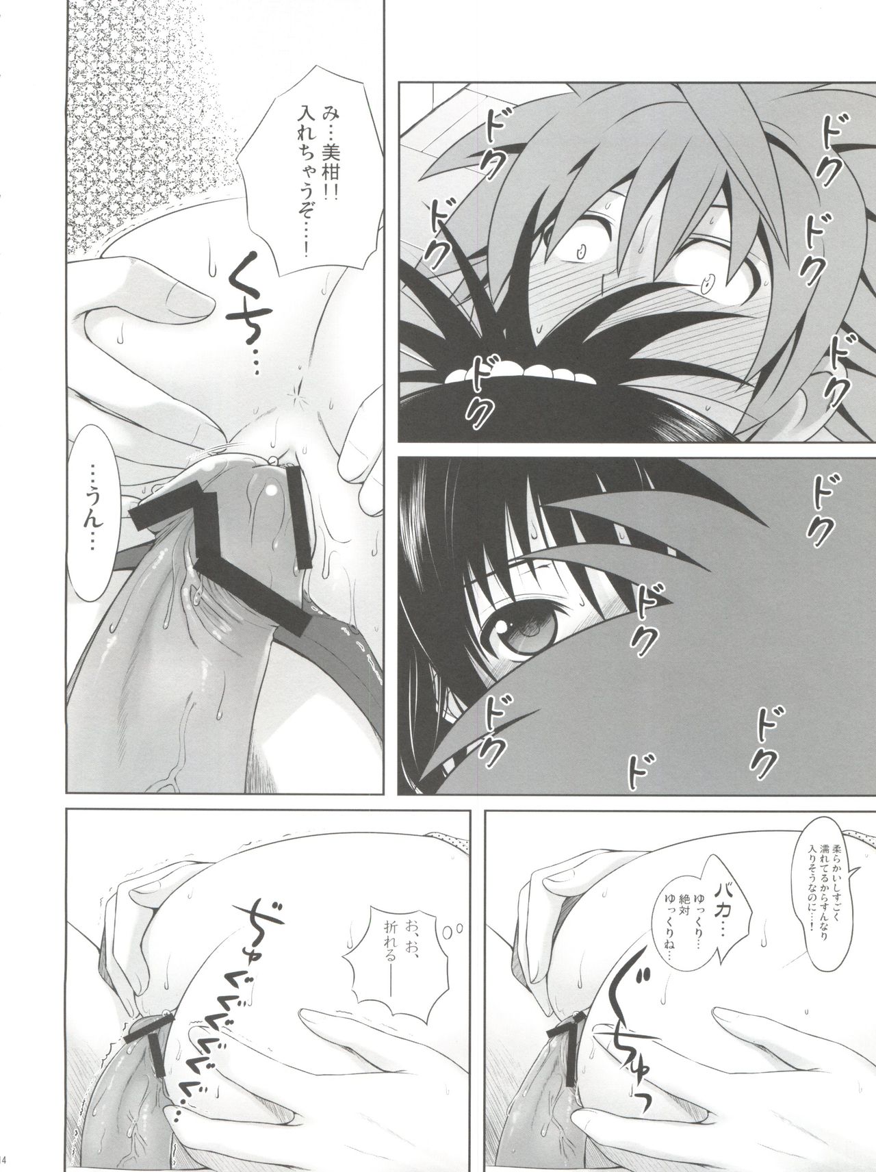 (C77) [40010 1-GO (Shimanto Shisakugata)] Mikan ha Pantsu mo Sakurairo (To LOVE-Ru) page 15 full