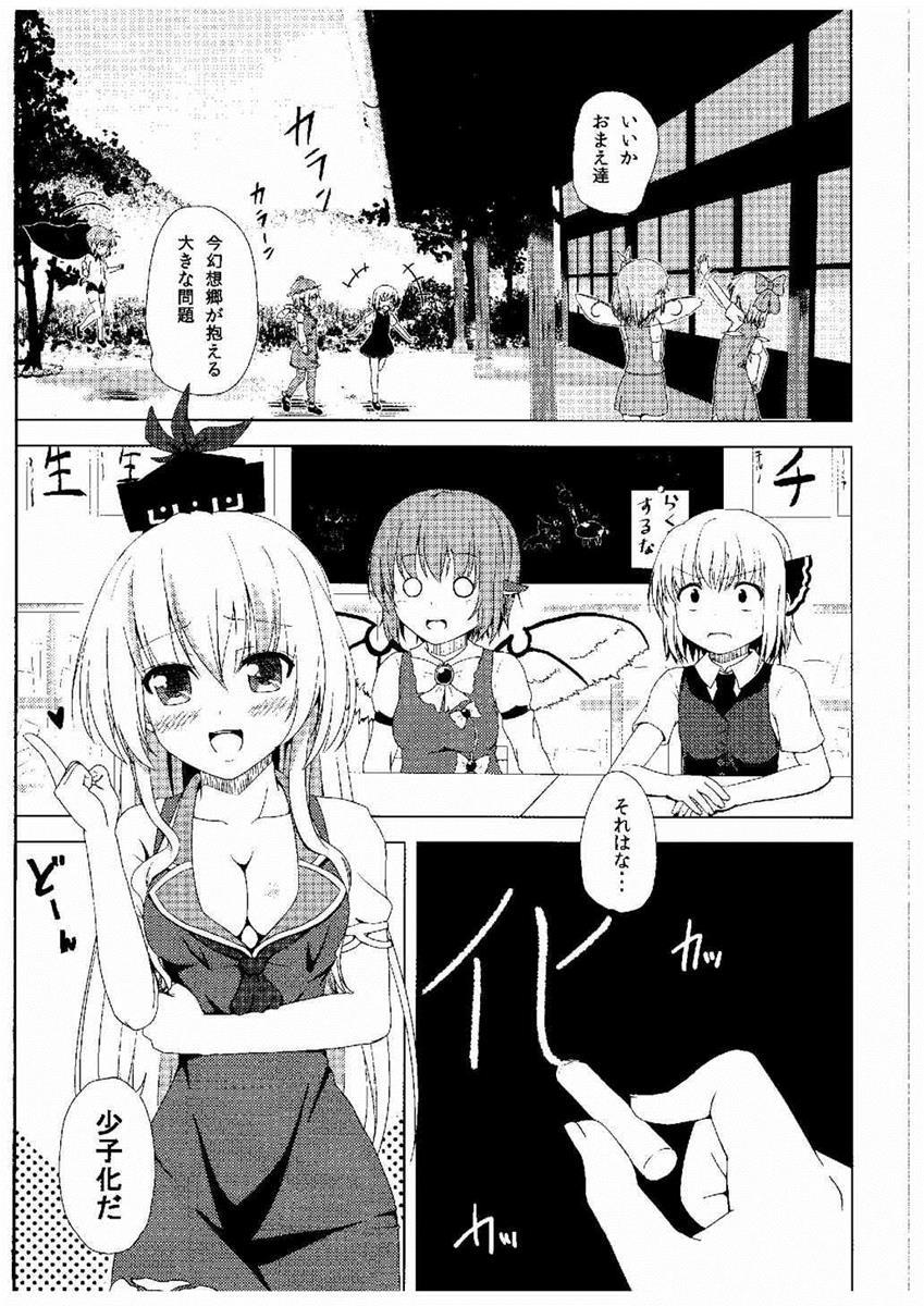 (Reitaisai 12) [Wasshoi Koubou (Hayami Sakura)] Terakoya Shoushika Taisaku (Touhou Project) page 2 full