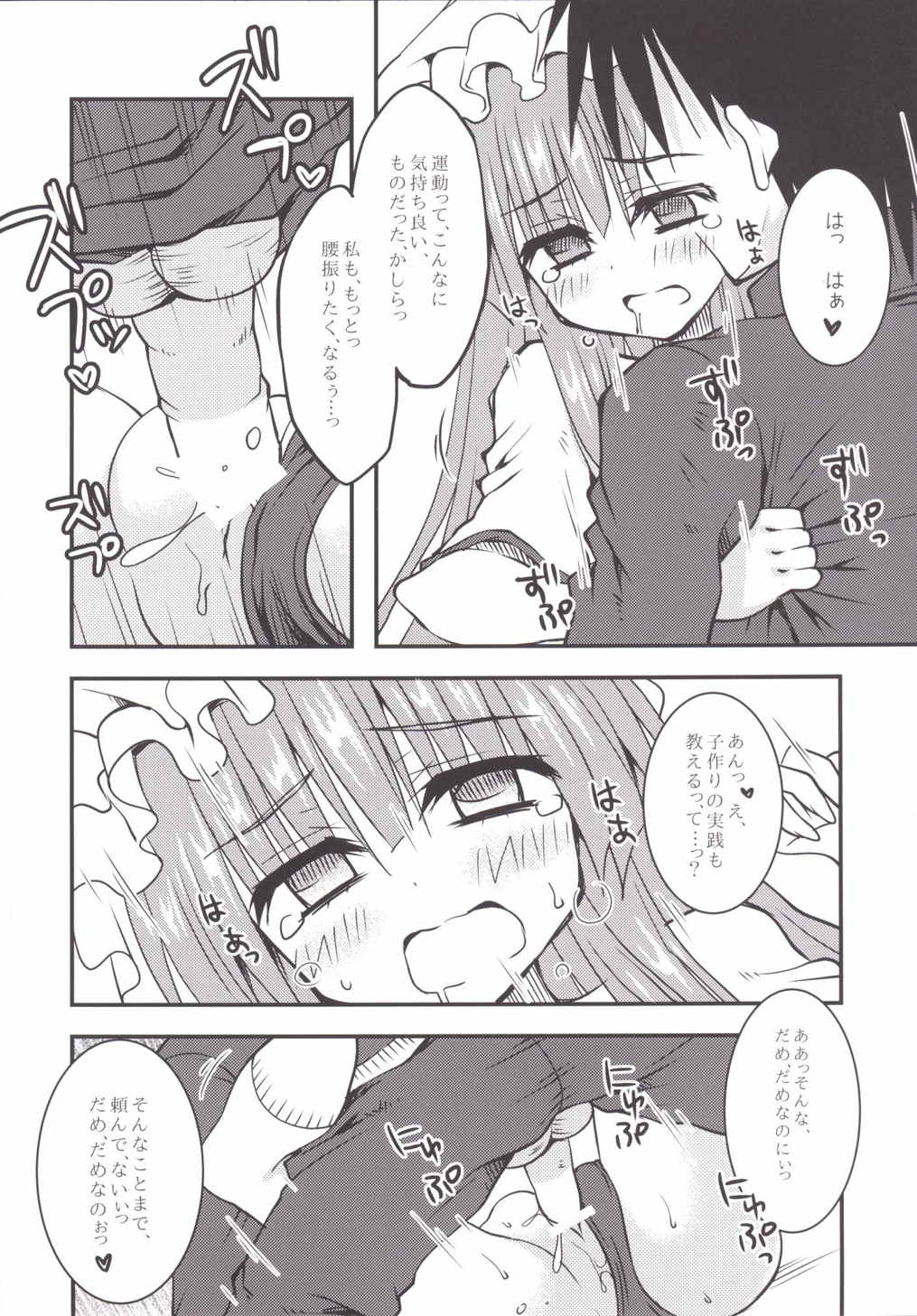 (Reitaisai 12) [Crea-Holic (Toshihiro)] Patchou to Hoken Taiiku Ganbaru Hon (Touhou Project) page 17 full