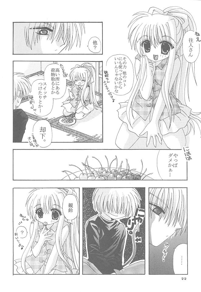 (SUPER10) [Neko Kinryouku (NekoNeko)] Mawaru Sora (Air) page 21 full