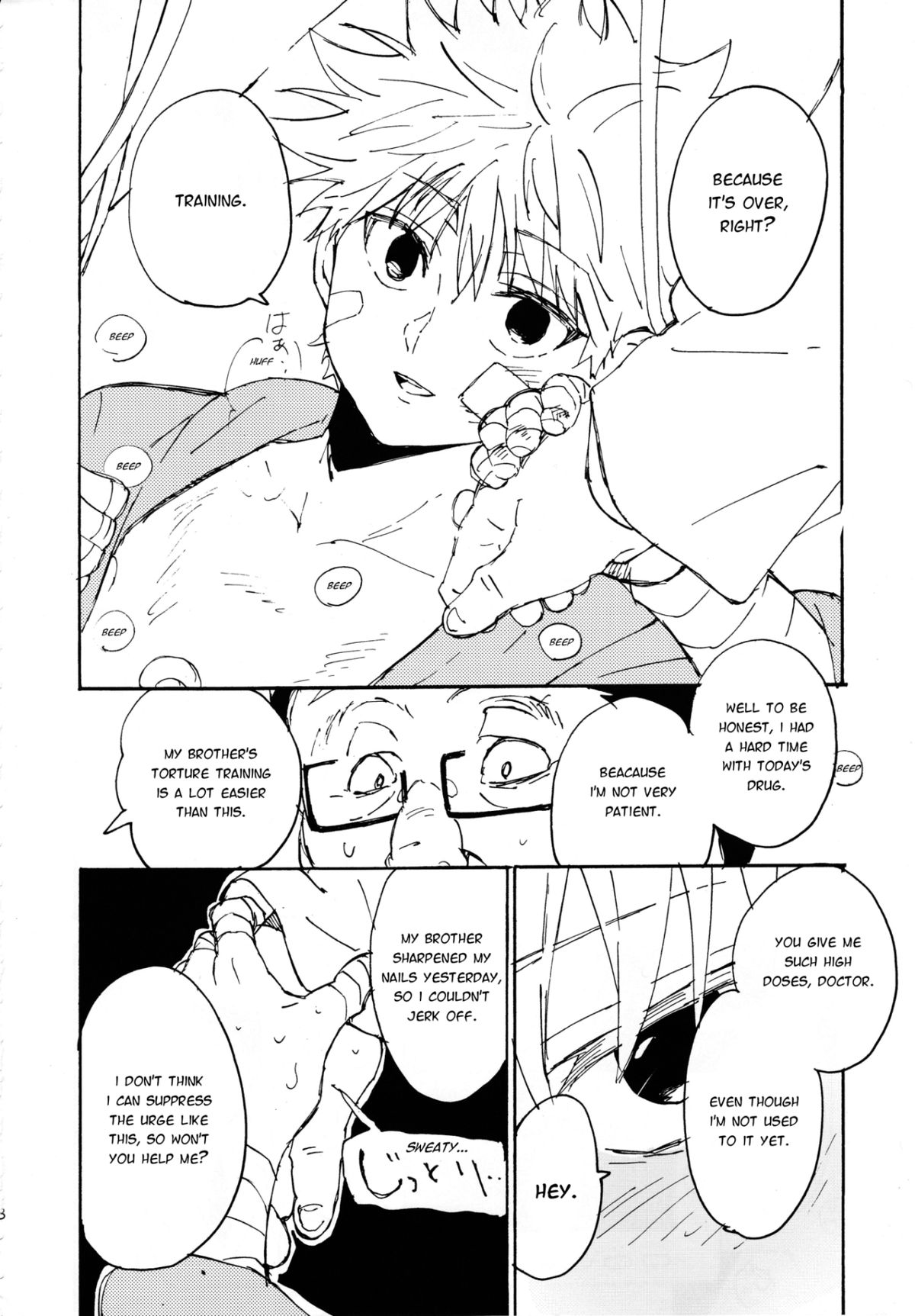 (C87) [Watagashi Maker, Naikai (Tomiko, Emilio)] Shounen Dokubutsu | Boy Poison (Hunter x Hunter) [English] [HXH-Doujinshilivejournal] page 7 full