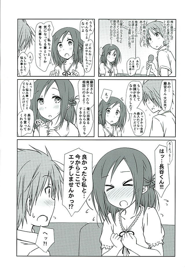 (C89) [SuperFlatLolinitron (Focke Wolf)] Tomodachi to Kyuukei. (One Week Friends) page 2 full