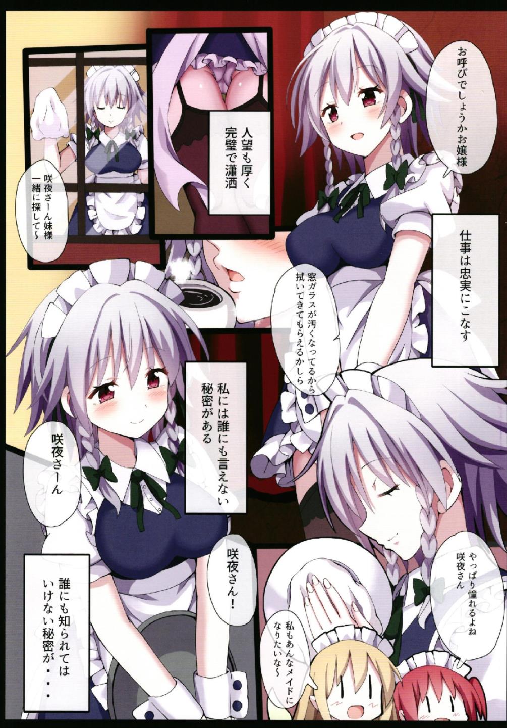 (CT31) [Nanmin Festival (Gibuchoko)] Shousha na Maid no Himegoto (Touhou Project) page 5 full