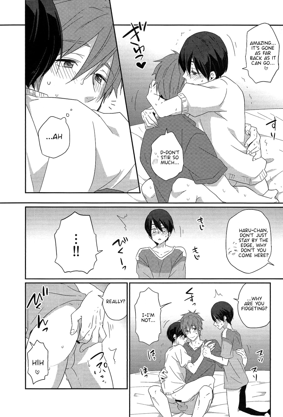 (Renai Jiyuugata! Osaka Taikai 2) [KH. (Yuki)] Ryote ni Haru. | A Haru in Both Hands. (Free!) [English] {Anneioux} page 8 full